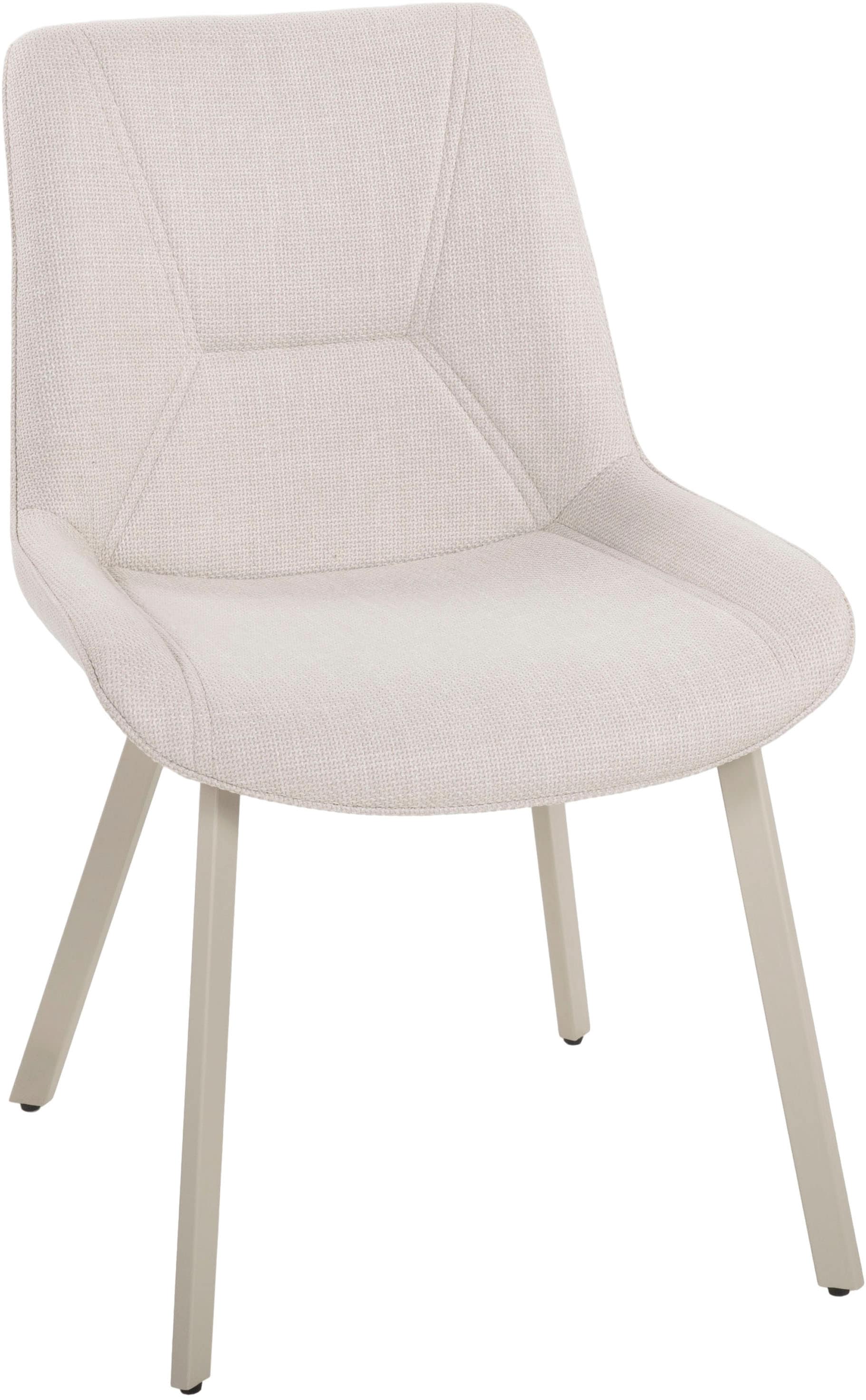 Duo Collection Essgruppe »Pina und Mila«, (Set, 5 tlg.), Ø 120 cm, massives Metallgestell