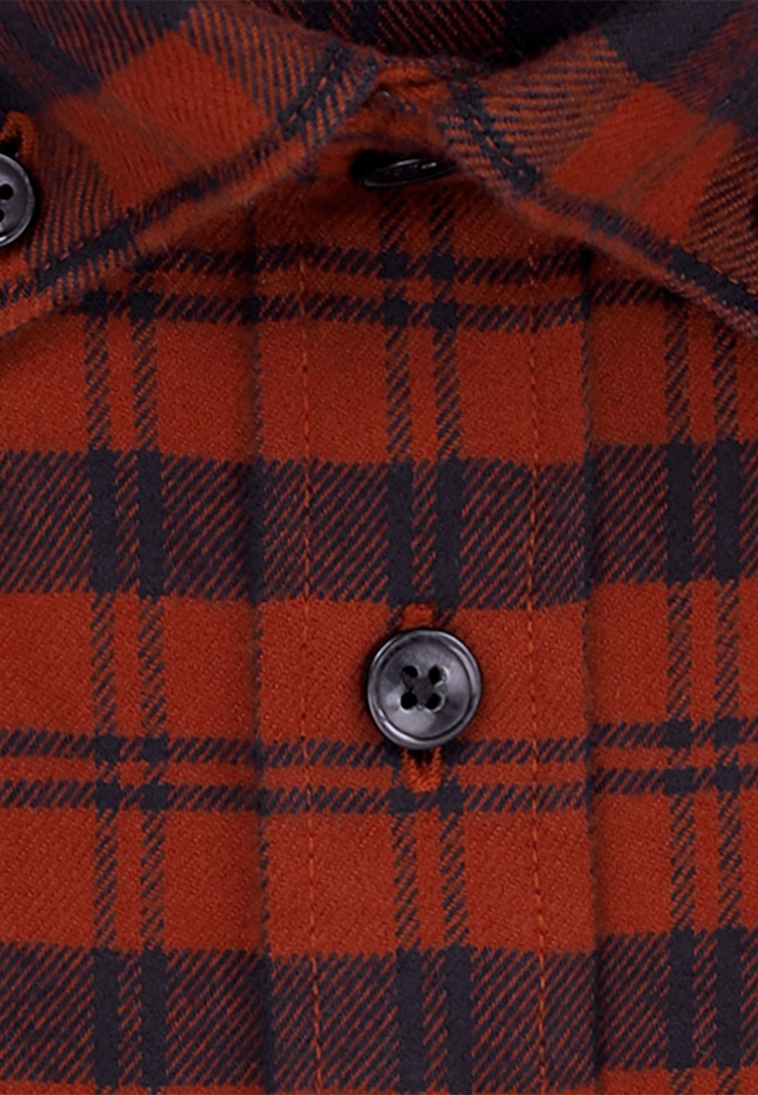 seidensticker Businesshemd »Schwarze Rose«, Regular Langarm Button-Down-Kragen Karo