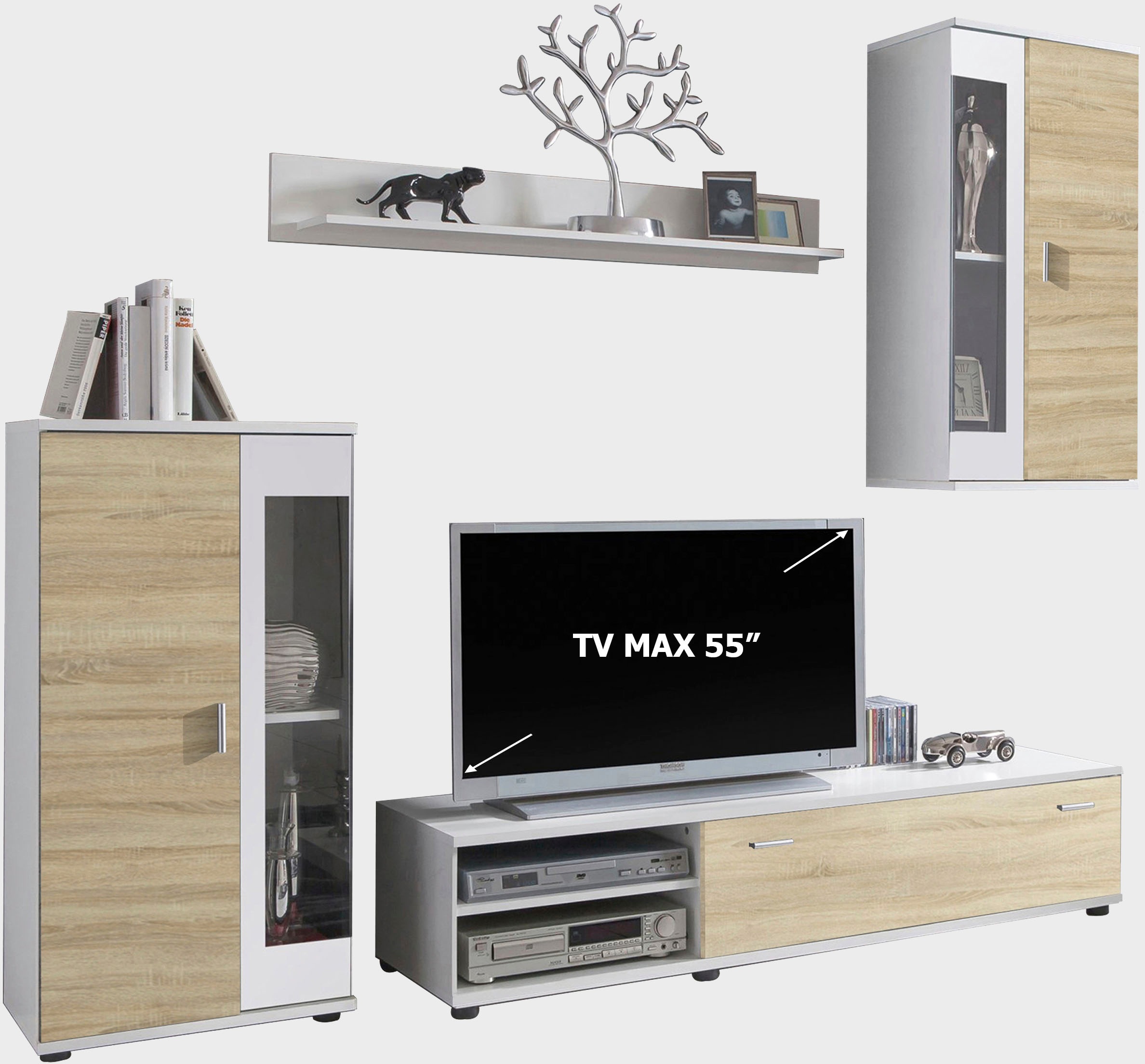 INOSIGN Wohnwand "Fox", (4 St.) günstig online kaufen