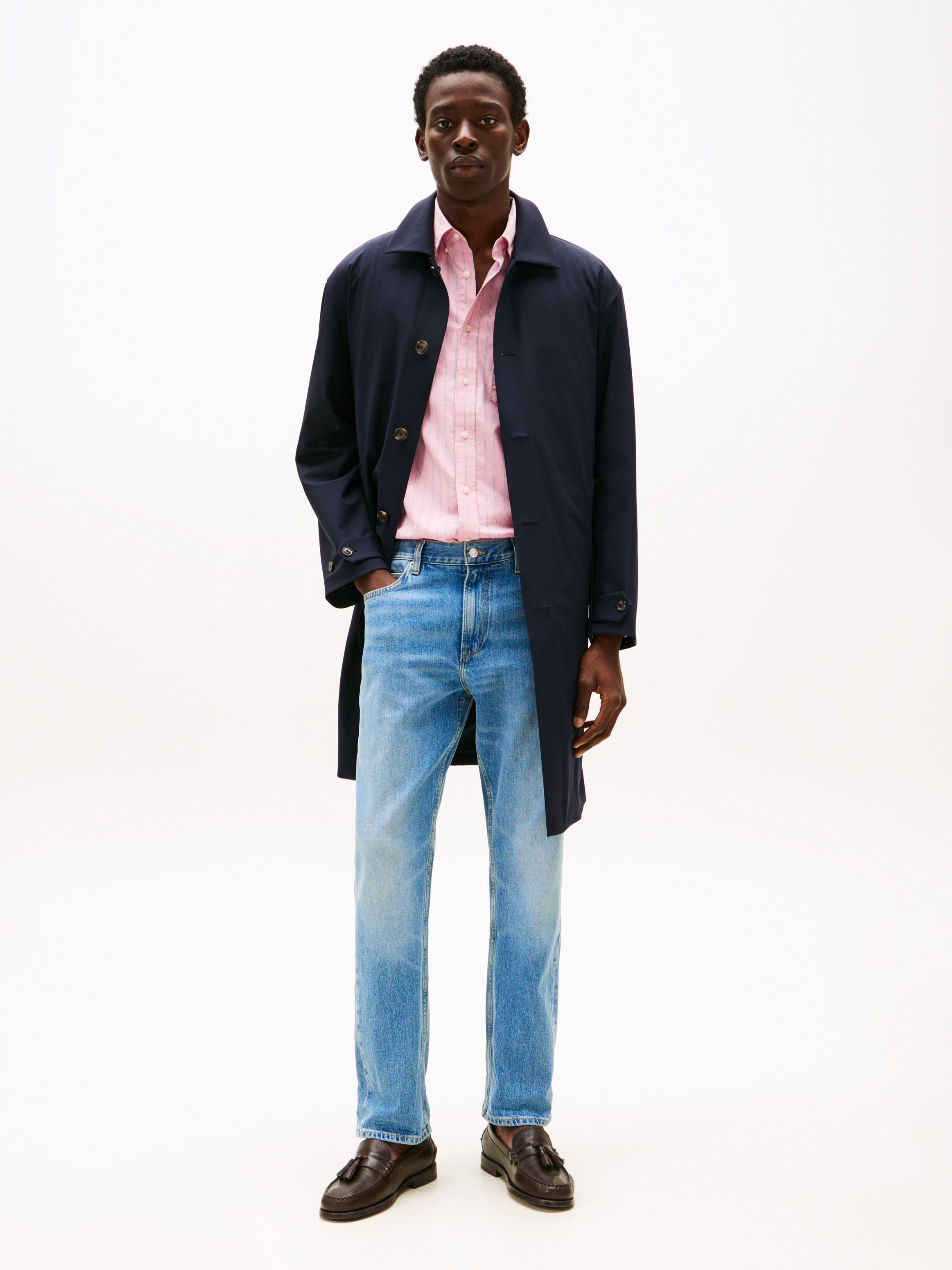 Tommy Hilfiger Straight-Jeans, in blauer Waschung