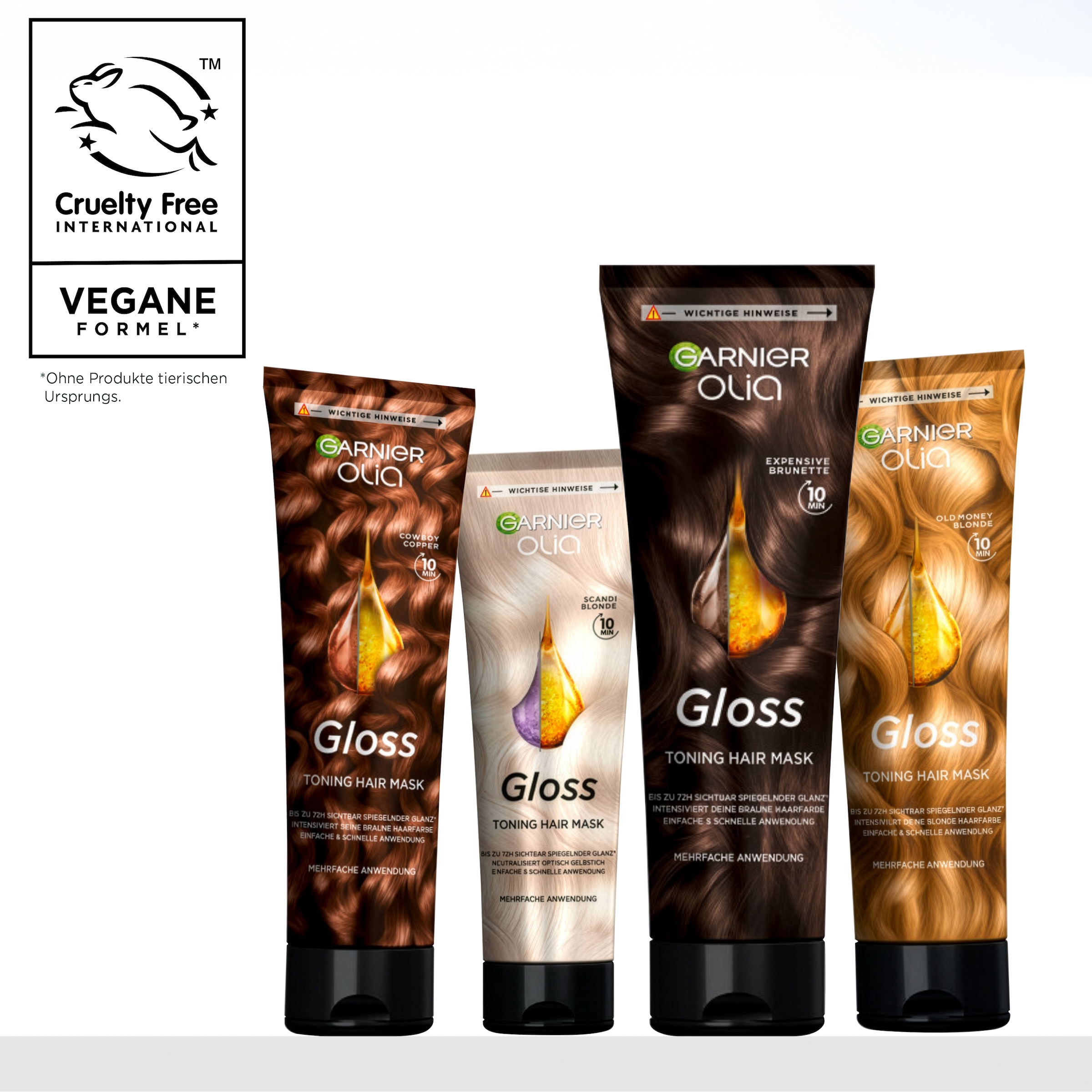 GARNIER Coloration »Garnier Olia Gloss Tinted Hair Mask« für getöntes Haar, mit Tocopherol