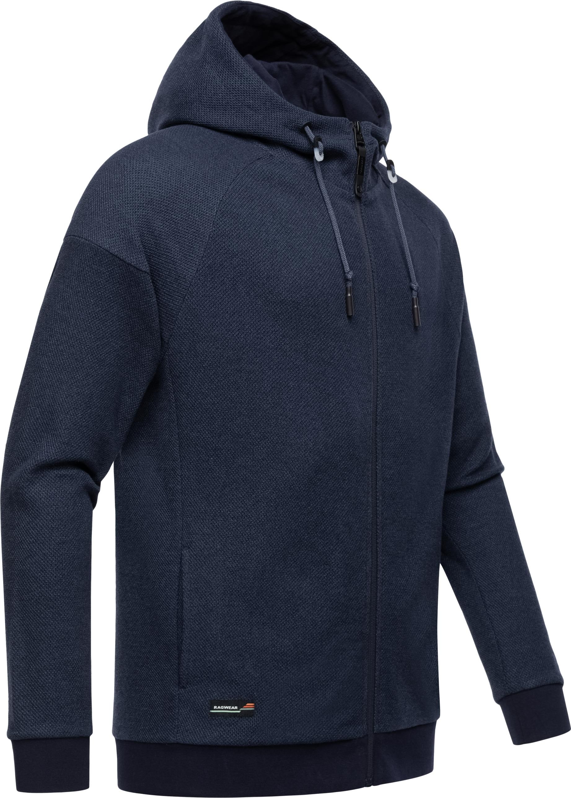 Ragwear Kapuzensweatjacke »Dreyner«, Herren Basic Sweatjacke mit Kapuze