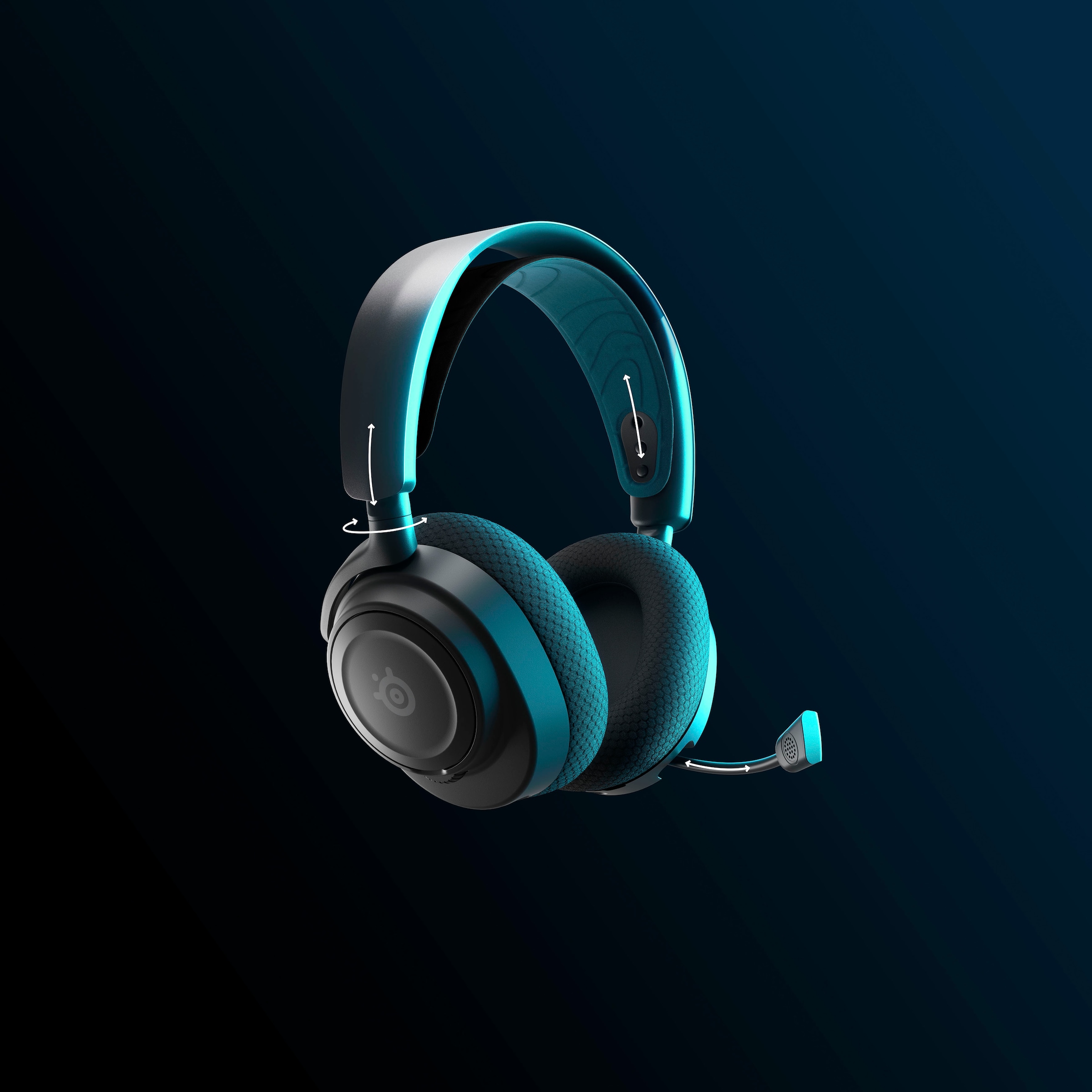 SteelSeries Gaming-Headset »Arctis Nova 7P«, Bluetooth-Wireless, Noise-Cancelling