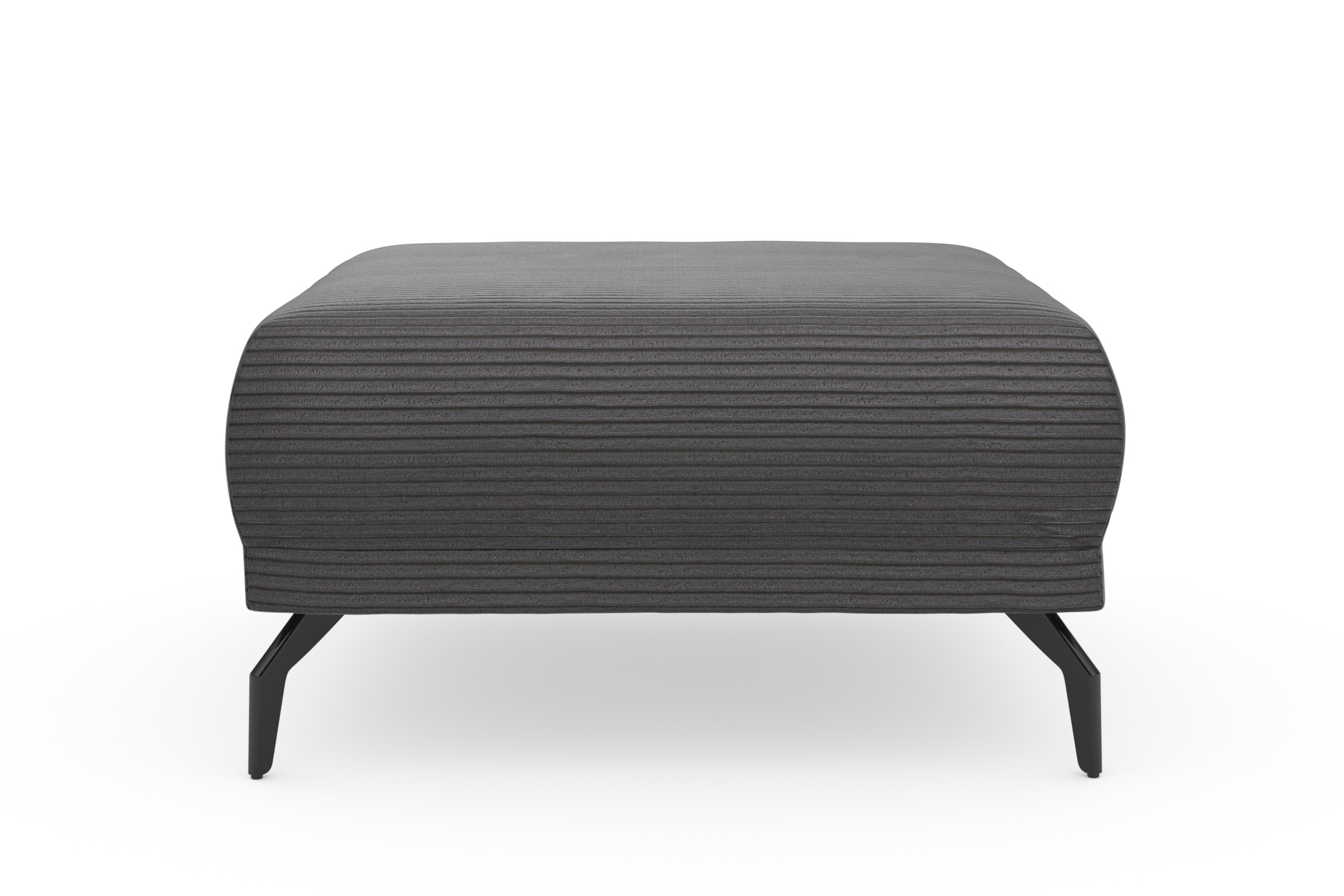 Thumbnail - Home affaire Hocker "Coco" Cord-Bezug in 2 Ausführungen, Füßen 15 cm hoch