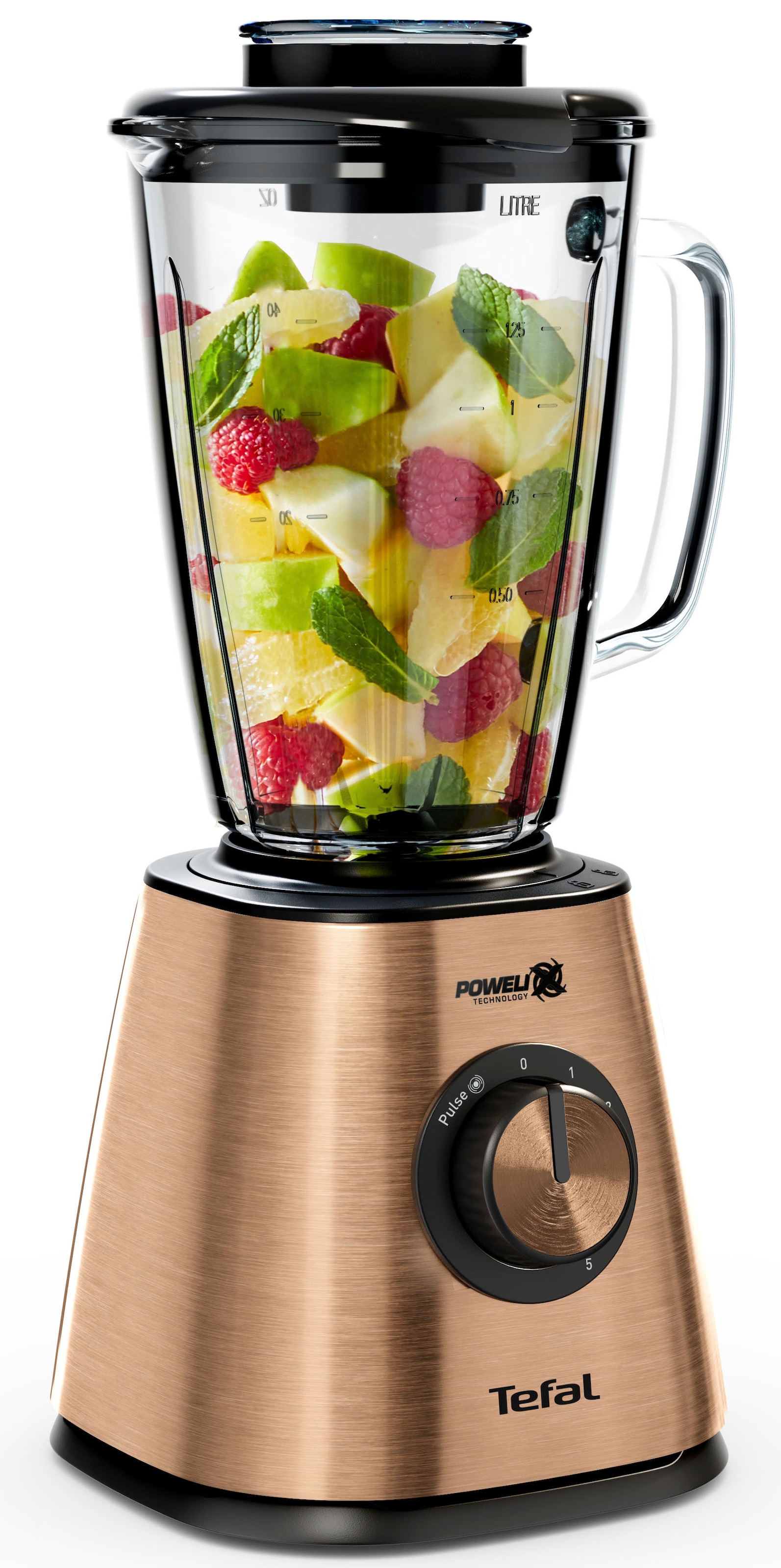 Tefal Standmixer »BL439G Coppertinto« 800 W 1,75 L Fassungsvermögen, stoßfestes Thermoglas