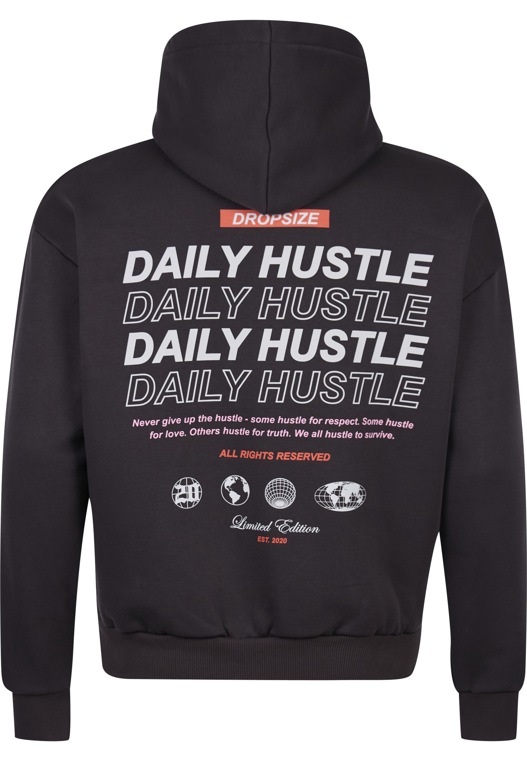 Dropsize Kapuzenpullover "Dropsize HEAVY OVERSIZE DAILY HUSTLE HOODIE" 1 St günstig online kaufen