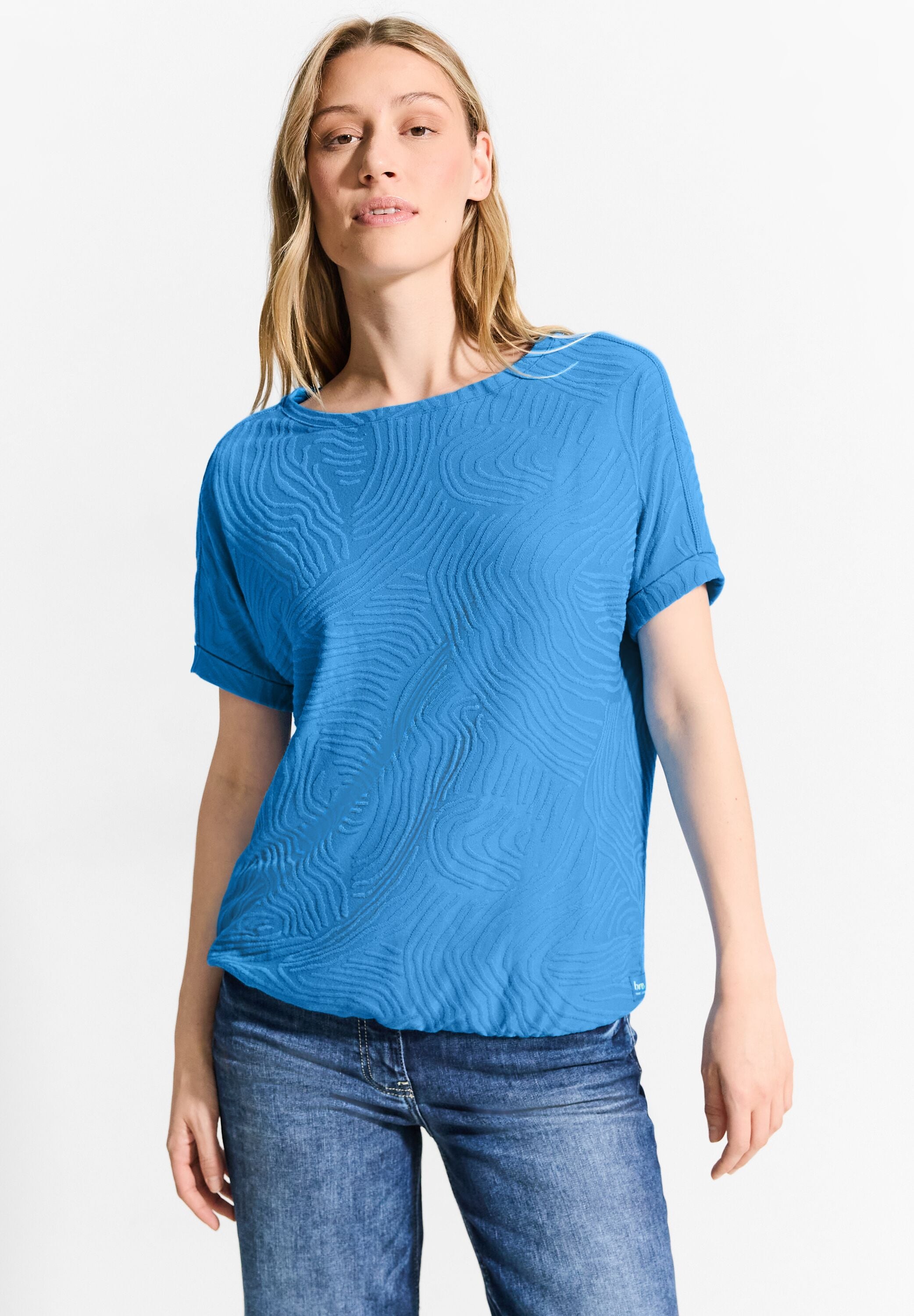 Cecil T-Shirt, mit Struktur-Muster
