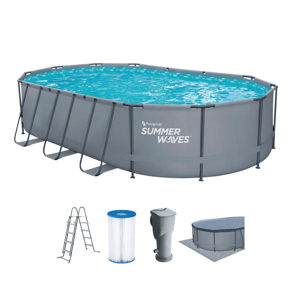 SummerWaves Framepool »Active Frame«, (Set, 6 tlg.)