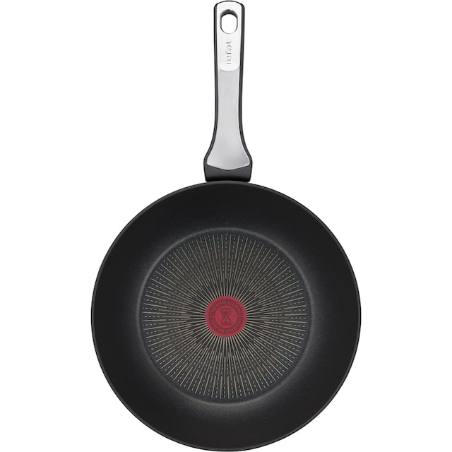 Tefal Wok »Unlimited On«, Aluminium, (1 tlg.), Titanium Antihaftbeschichtung,  Thermo-Signal, alle Herdarten Induktion bestellen | BAUR