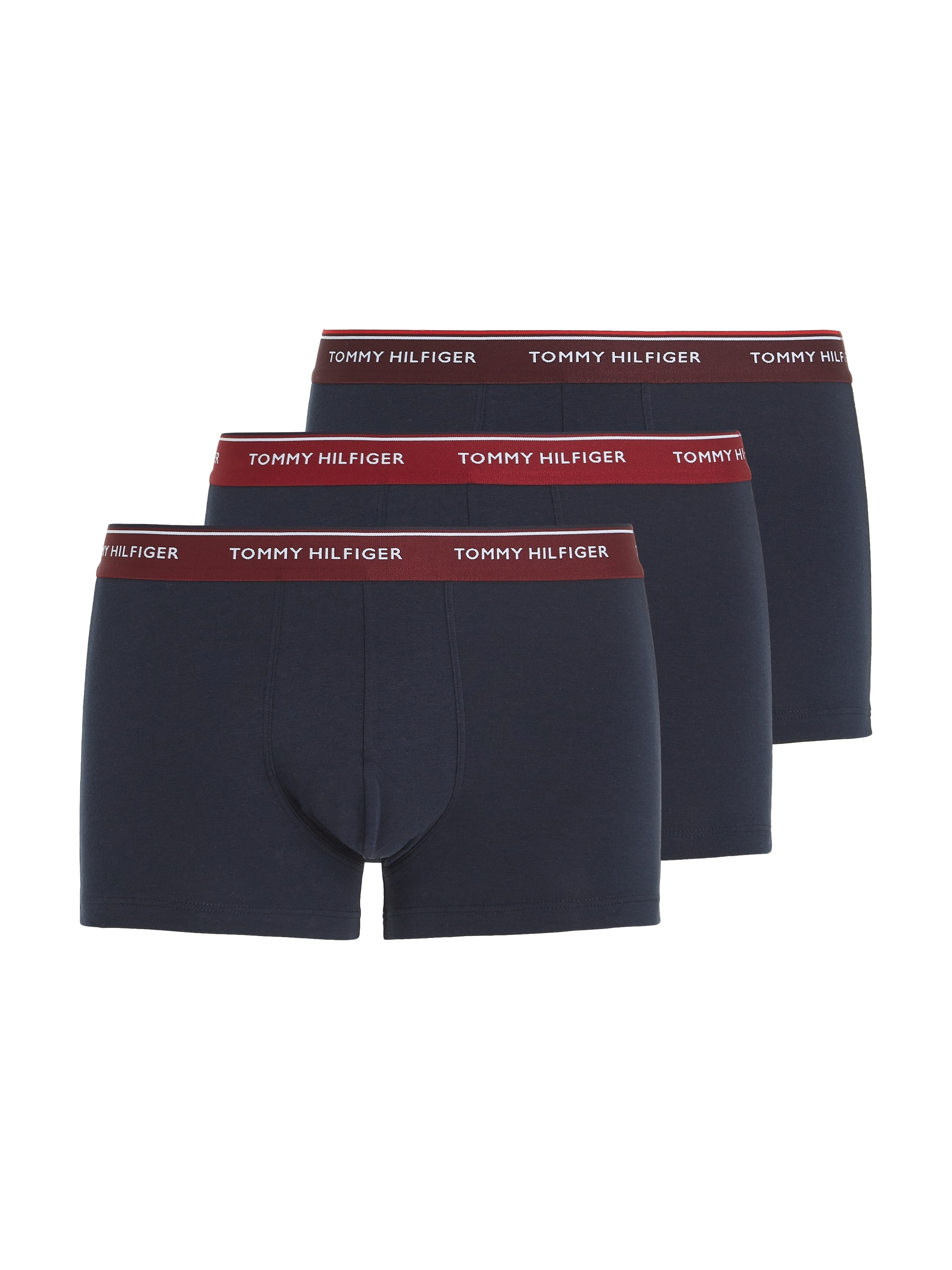 Tommy Hilfiger Underwear Trunk "3P WB TRUNK", (Packung, 3er-Pack), mit Logo-Elastikbund