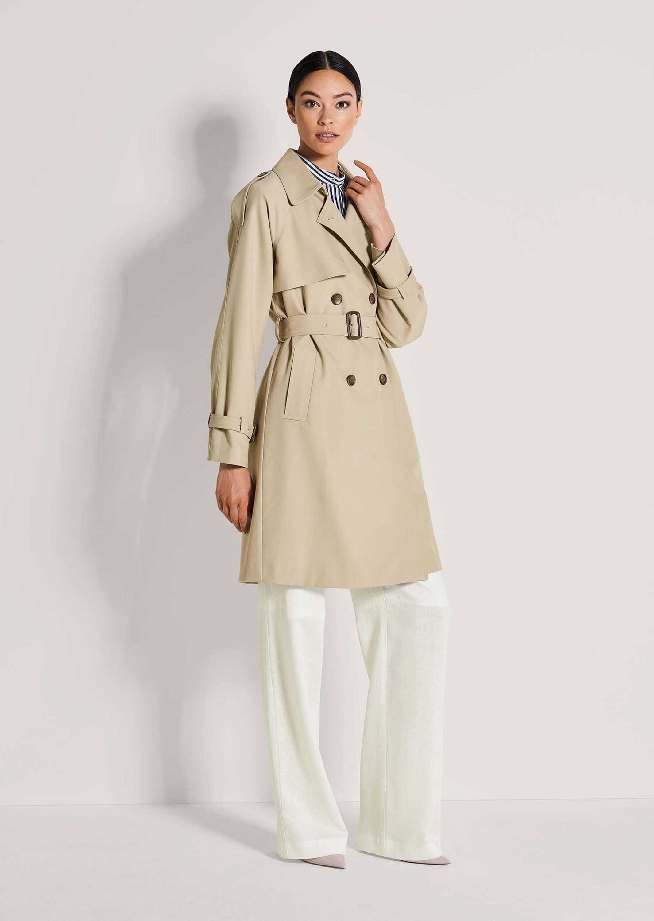 MADELEINE Trenchcoat "Trenchcoat Eleganter gefütterter Zweireiher" Trench L günstig online kaufen