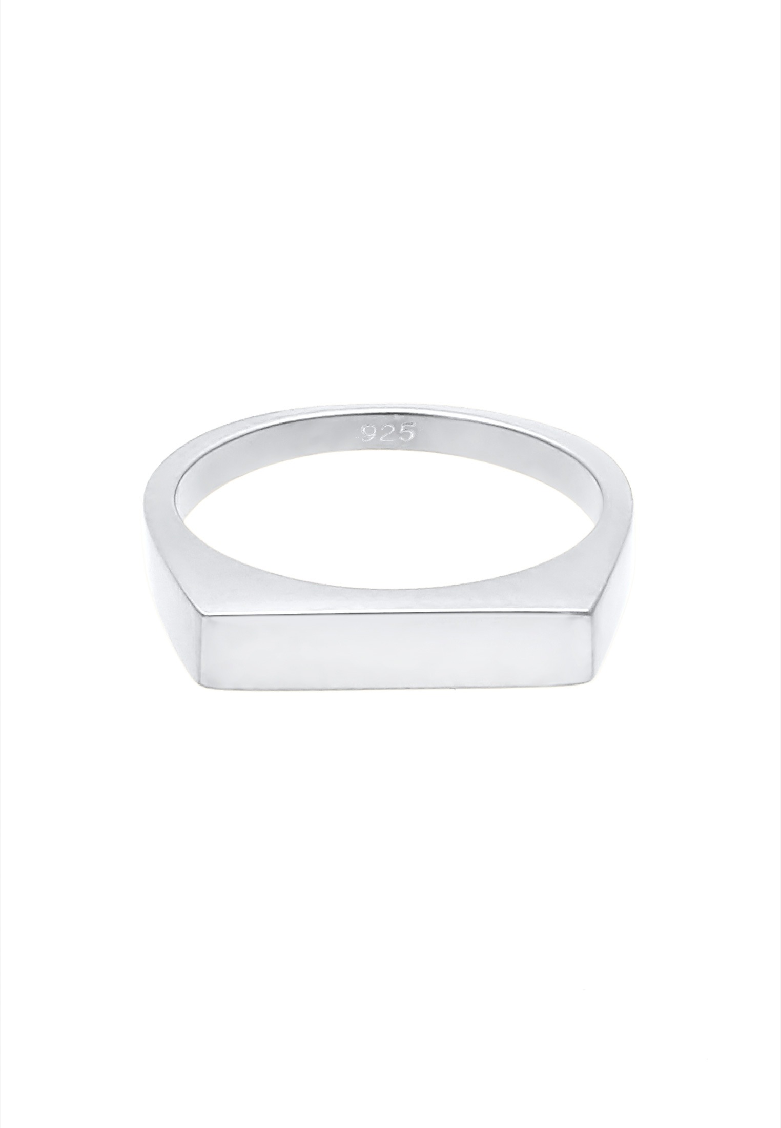 Elli Siegelring »Siegelring Rechteck Pinky Ring 925 Silber«
