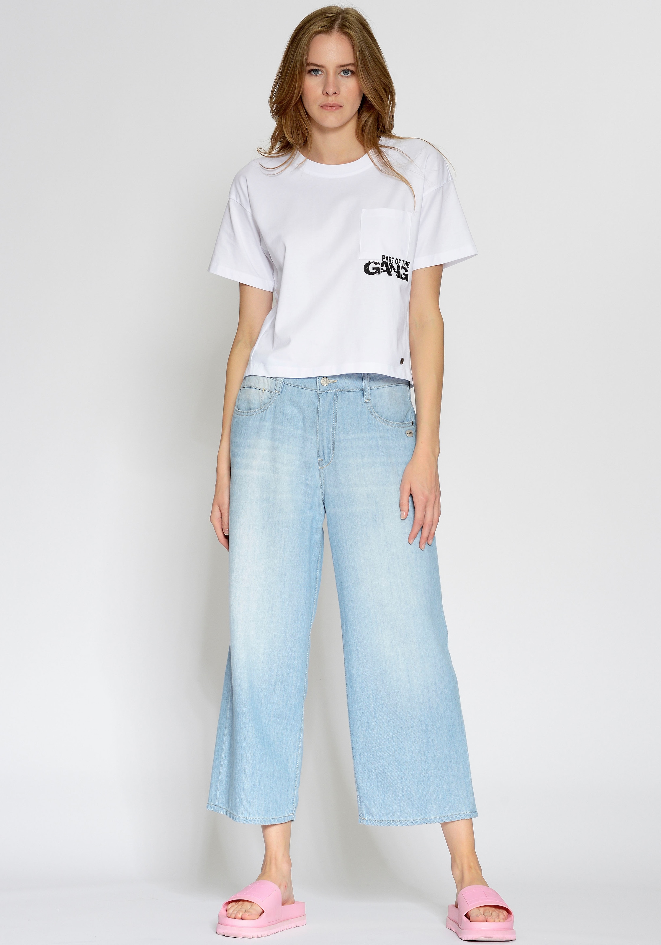 GANG Weite Jeans »94CAROL«, in leichter Sommer-Qualität