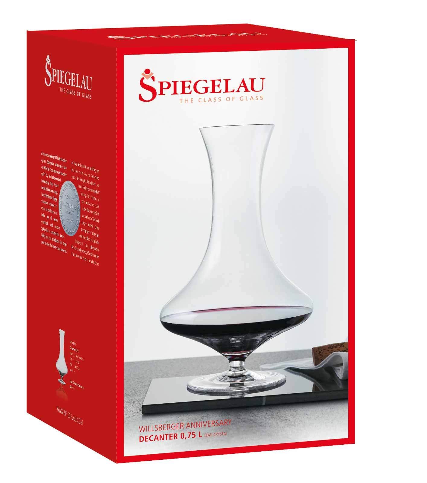 SPIEGELAU Dekanter »Dekanter mit Standfuß Willsberger Anniversary 1 Liter transparent«