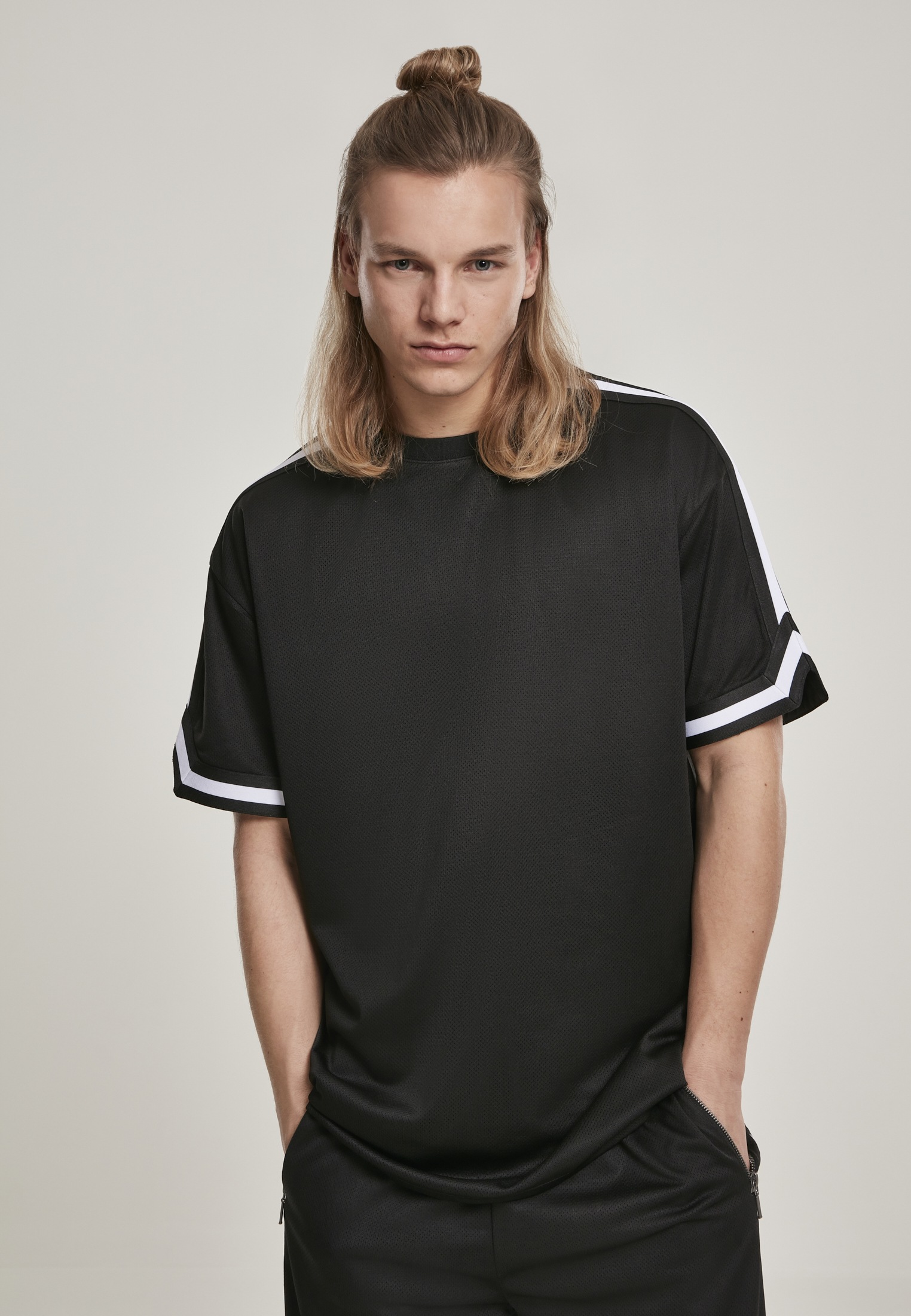 T-Shirt | BAUR kaufen URBAN Stripes tlg.) ▷ Oversized »Herren Mesh (1 CLASSICS Tee«,