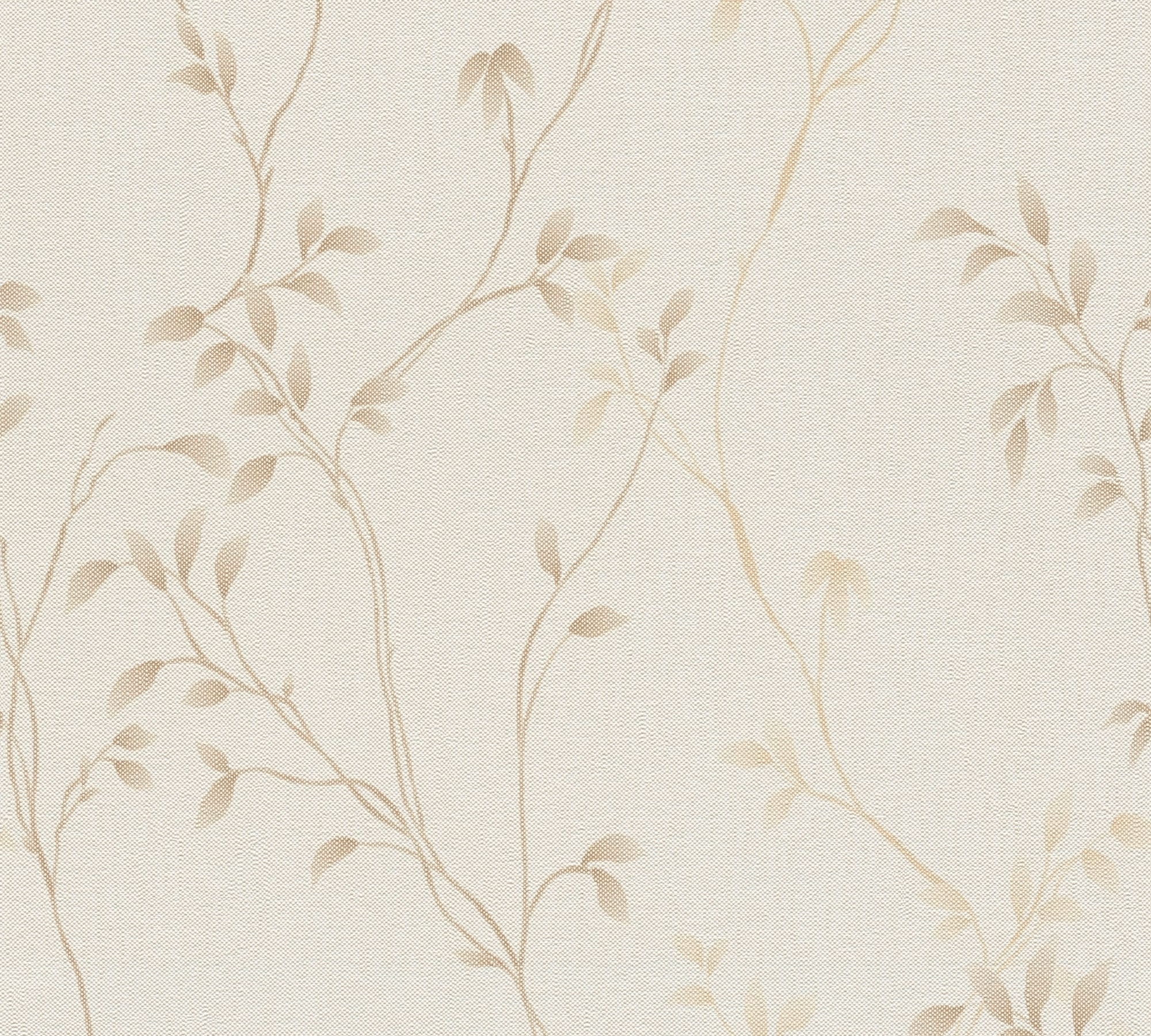 A.S. Création Vliestapete »Pure Elegance Tapete mit Blätterranken Mustertapete Floral Blattmotiv«, matt, Vliestapete Blatt-Motiv für Schlafzimmer Küche Wohnzimmer Blätterranke