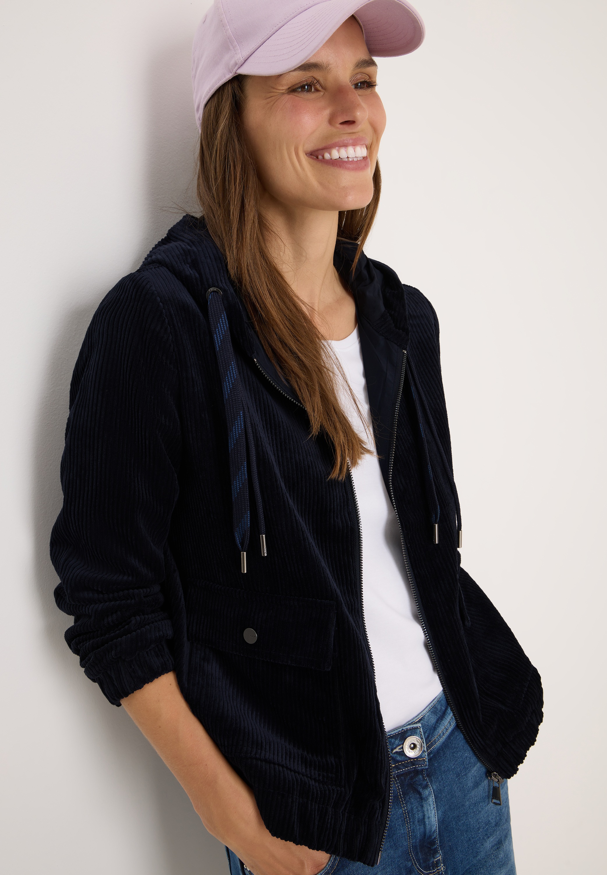 Cecil Cordjacke mit Kapuze mit Kapuze günstig online kaufen