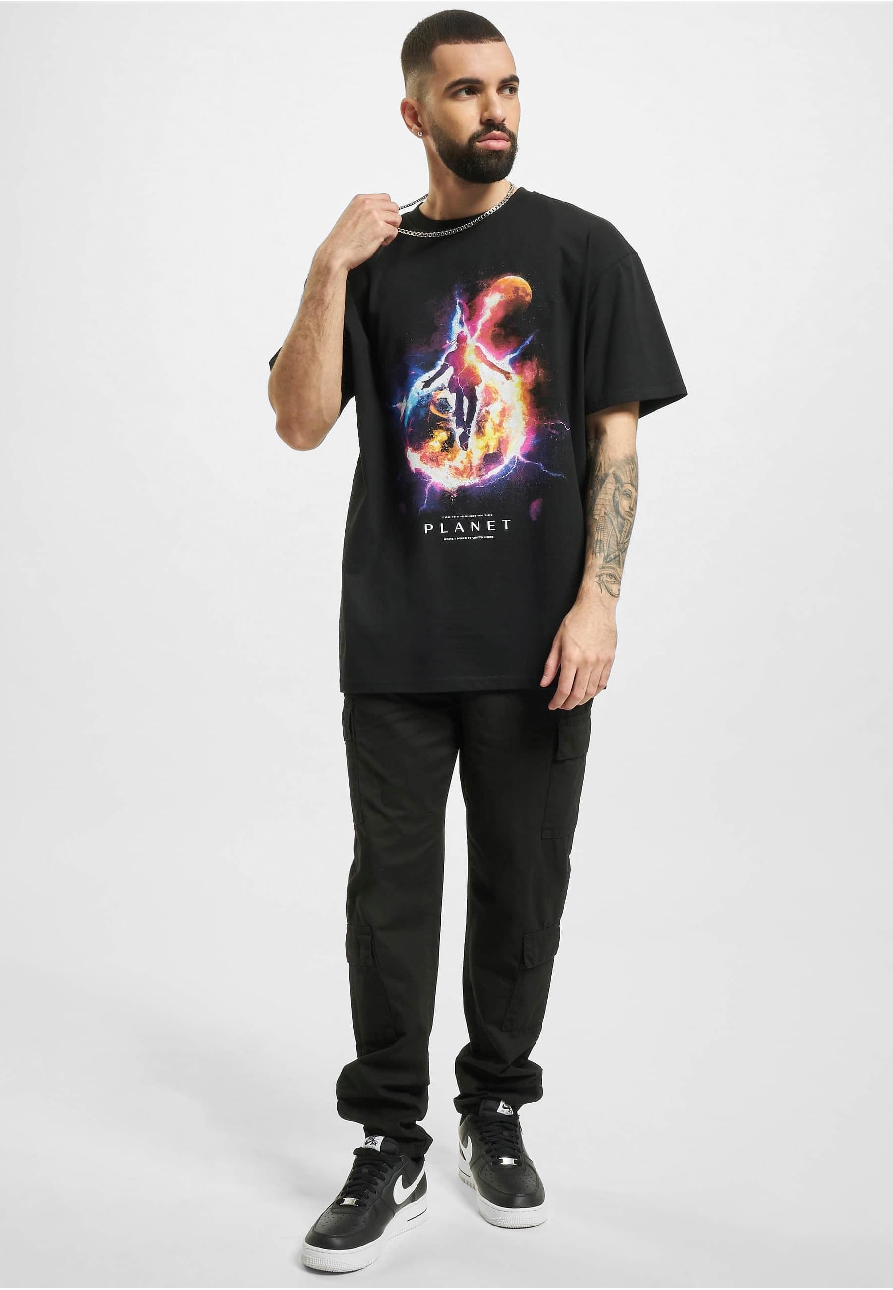 MisterTee T-Shirt »MisterTee Unisex Electric Planet Oversize Tee«, (1 tlg.)