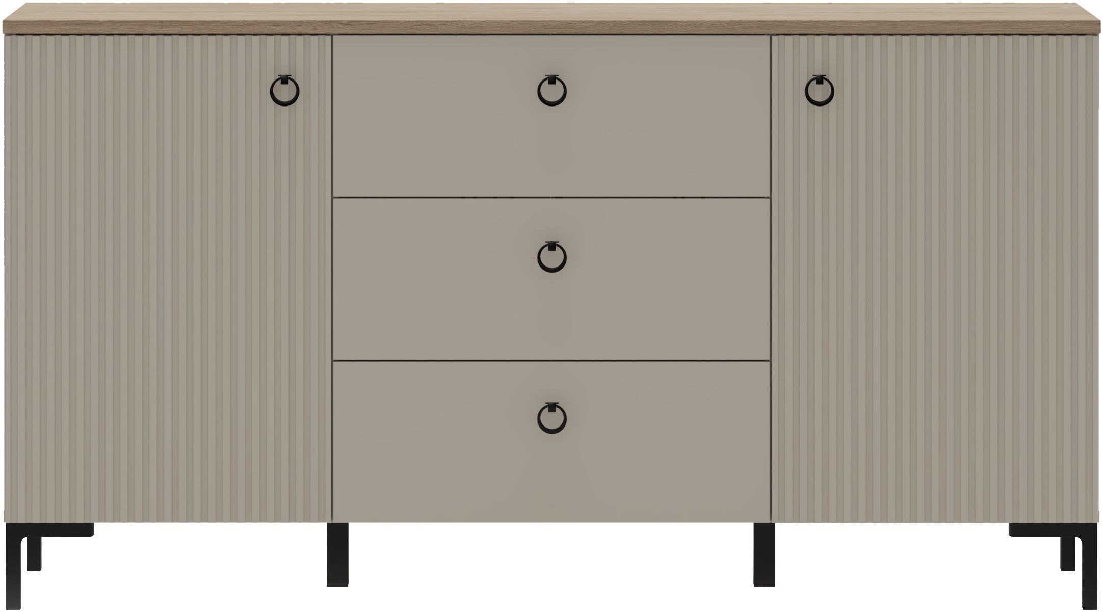 Home affaire Sideboard »Luminara«, (1 St.), Kommode mit Soft-Close Funktion - 120 oder 150 cm Breite
