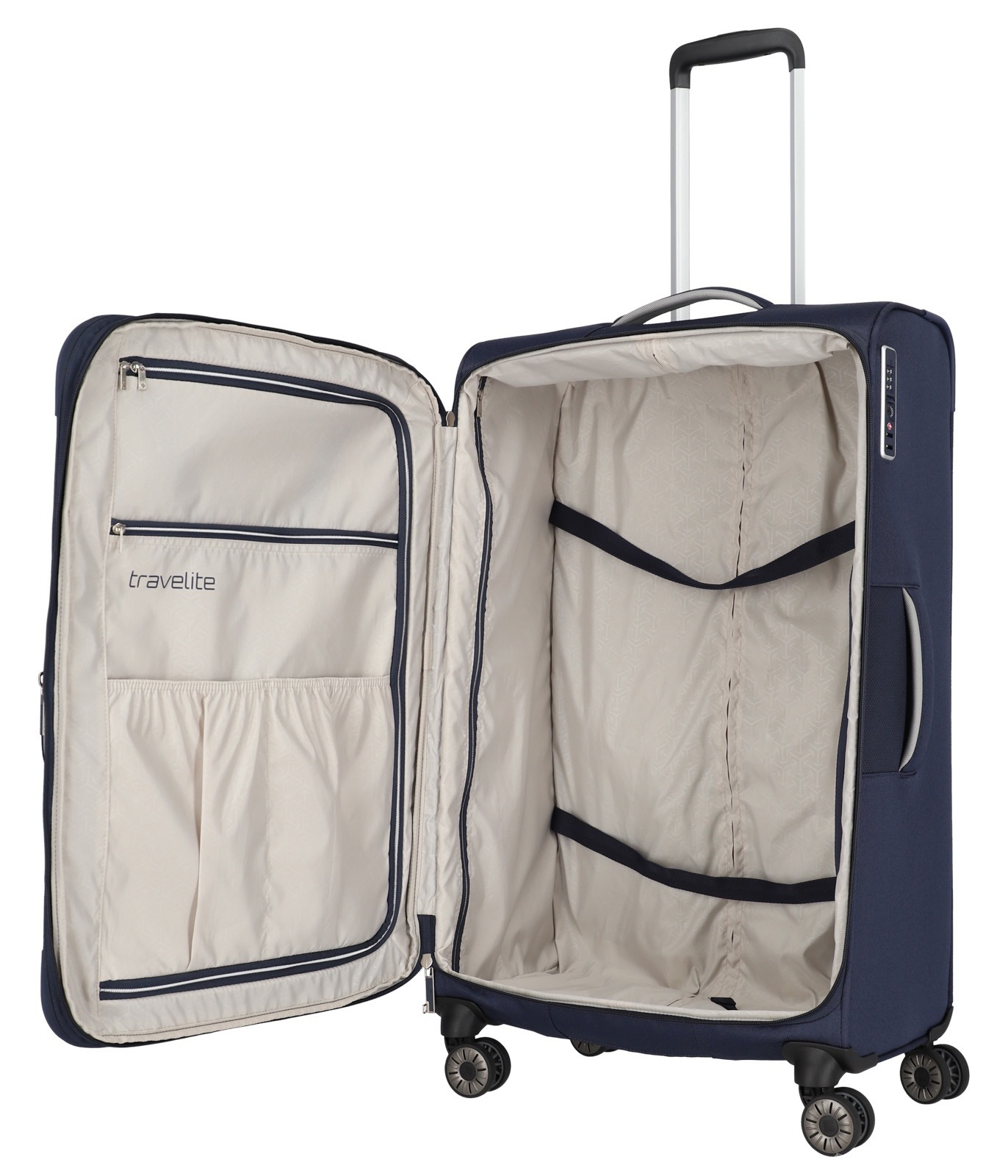 travelite Weichgepäck-Trolley »MIIGO, verschiedene Größen und Farben«, 4 Rollen, Weichgepäck-Koffer, Reisegepäck, Reisekoffer, Volumenerweiterung M/L