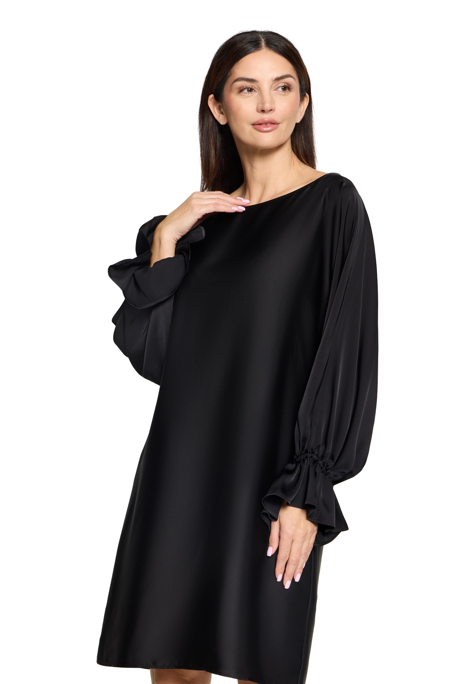 Betty Barclay Midikleid »Damen Midikleid langarm« Ohne Tasche