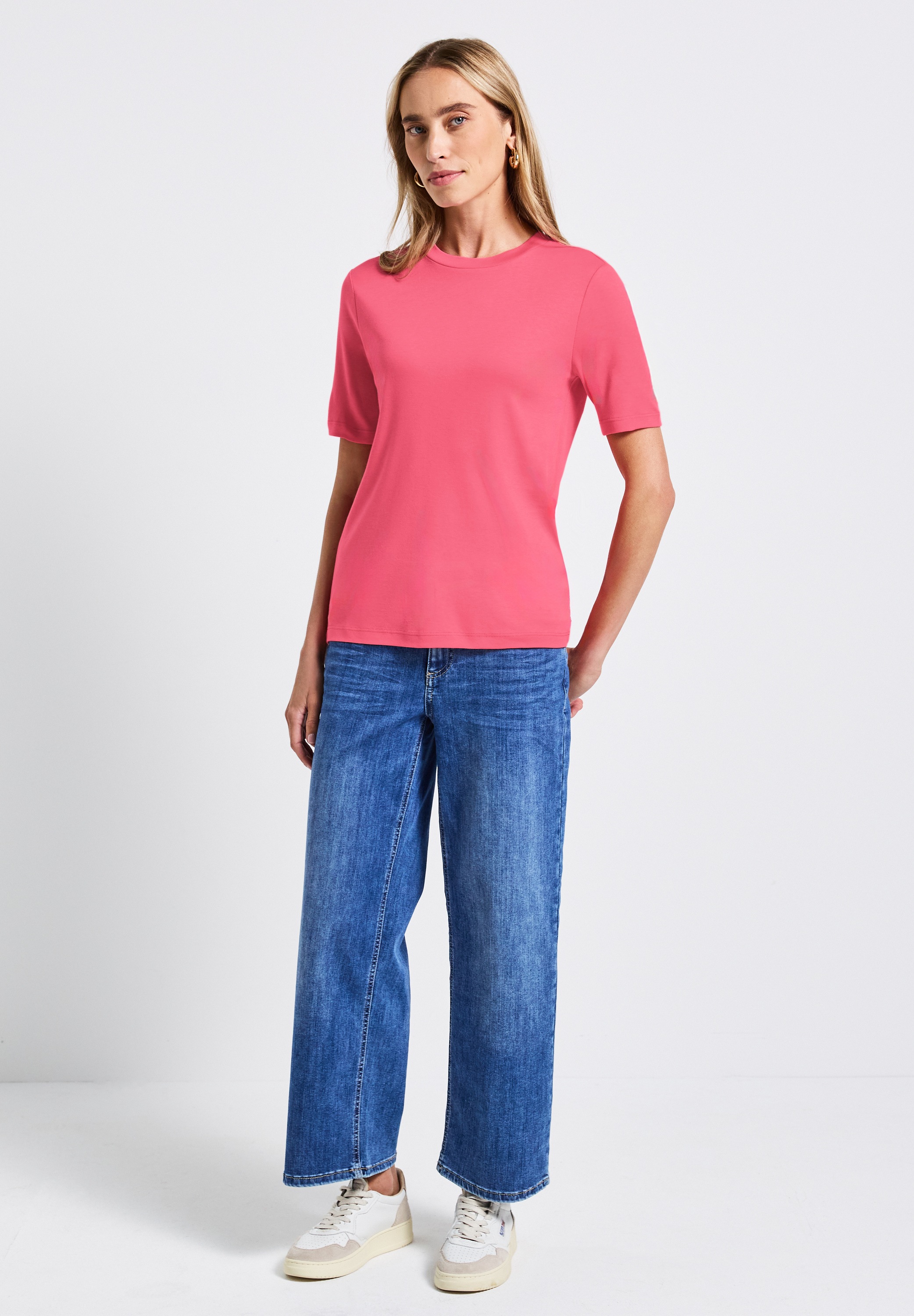 STREET ONE T-Shirt, im soften Baumwoll-Mix
