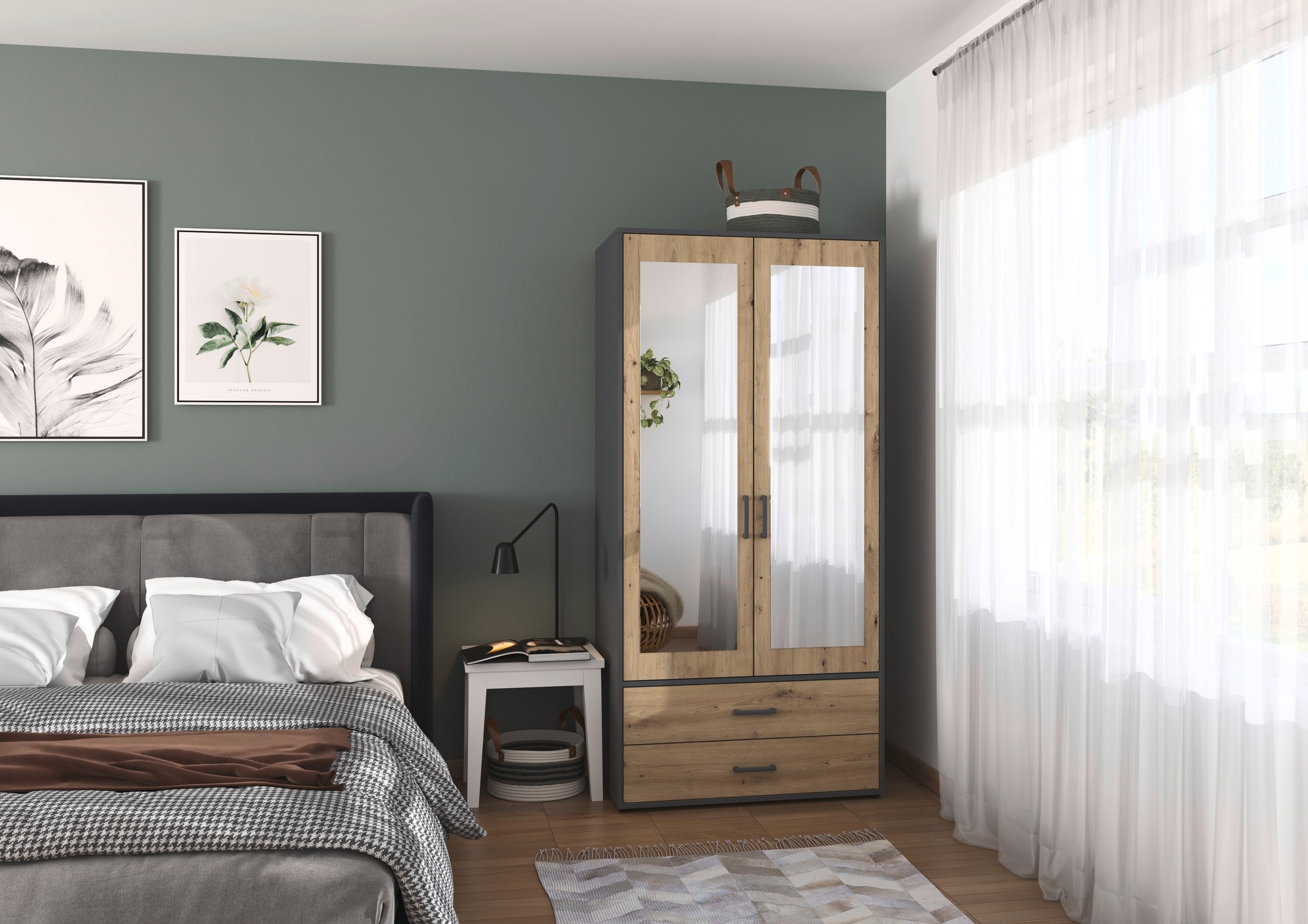 rauch Drehtürenschrank "Kleiderschrank Schrank Garderobe Wäscheschrank VOYA günstig online kaufen