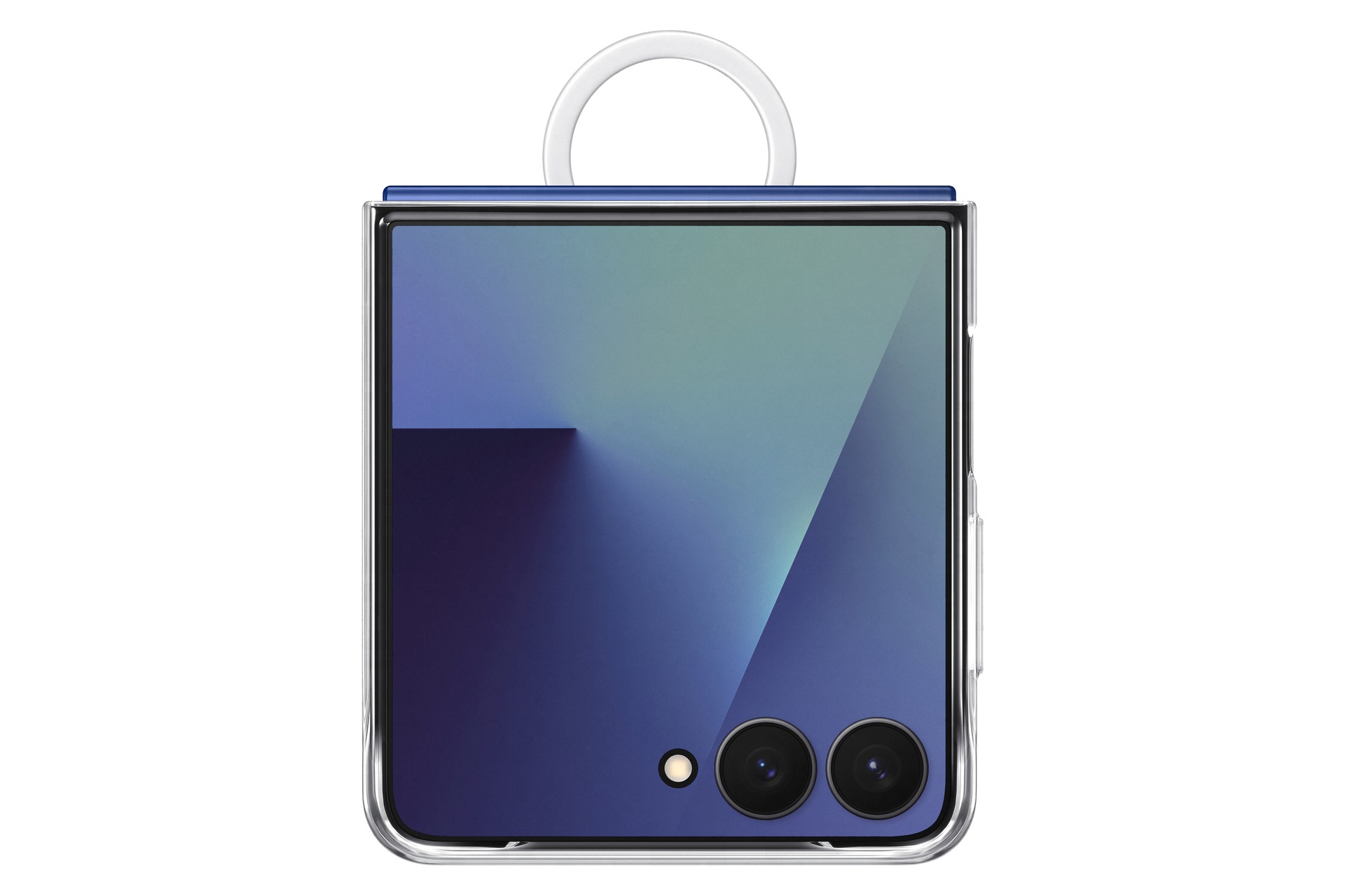 Samsung Handyhülle »Ring Case (Clear) für Samsung Galaxy Z Flip7«, Samsung Galaxy Z Flip7, Backcover, Schutzhülle, Handyschutzhülle, Case, Schutzcase, stoßfest