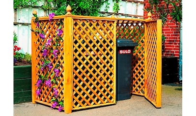 promadino Mülltonnenbox, für 2x240 l aus Holz, BxTxH: 164x89x136 cm kaufen
