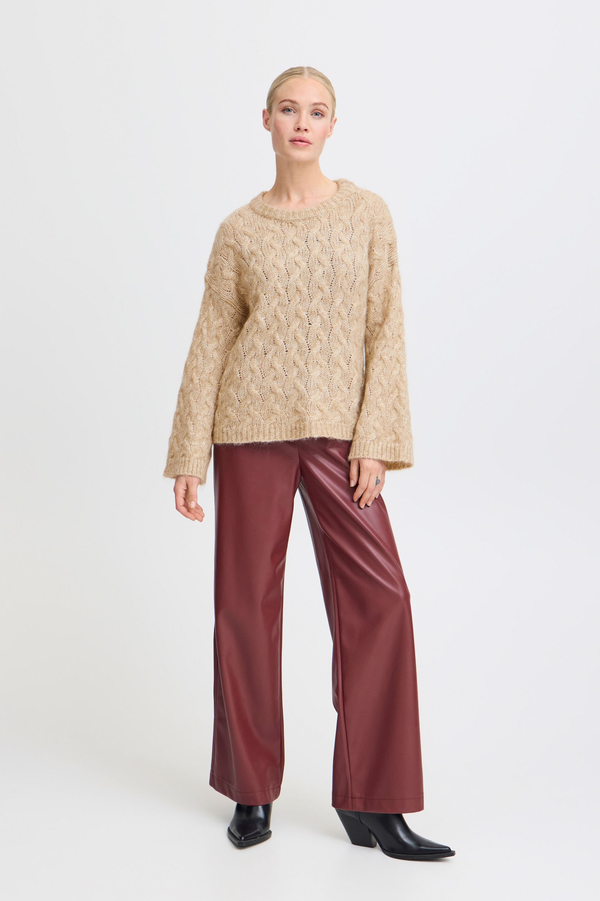 b.young Strickpullover »Strickpullover BYOmhu«