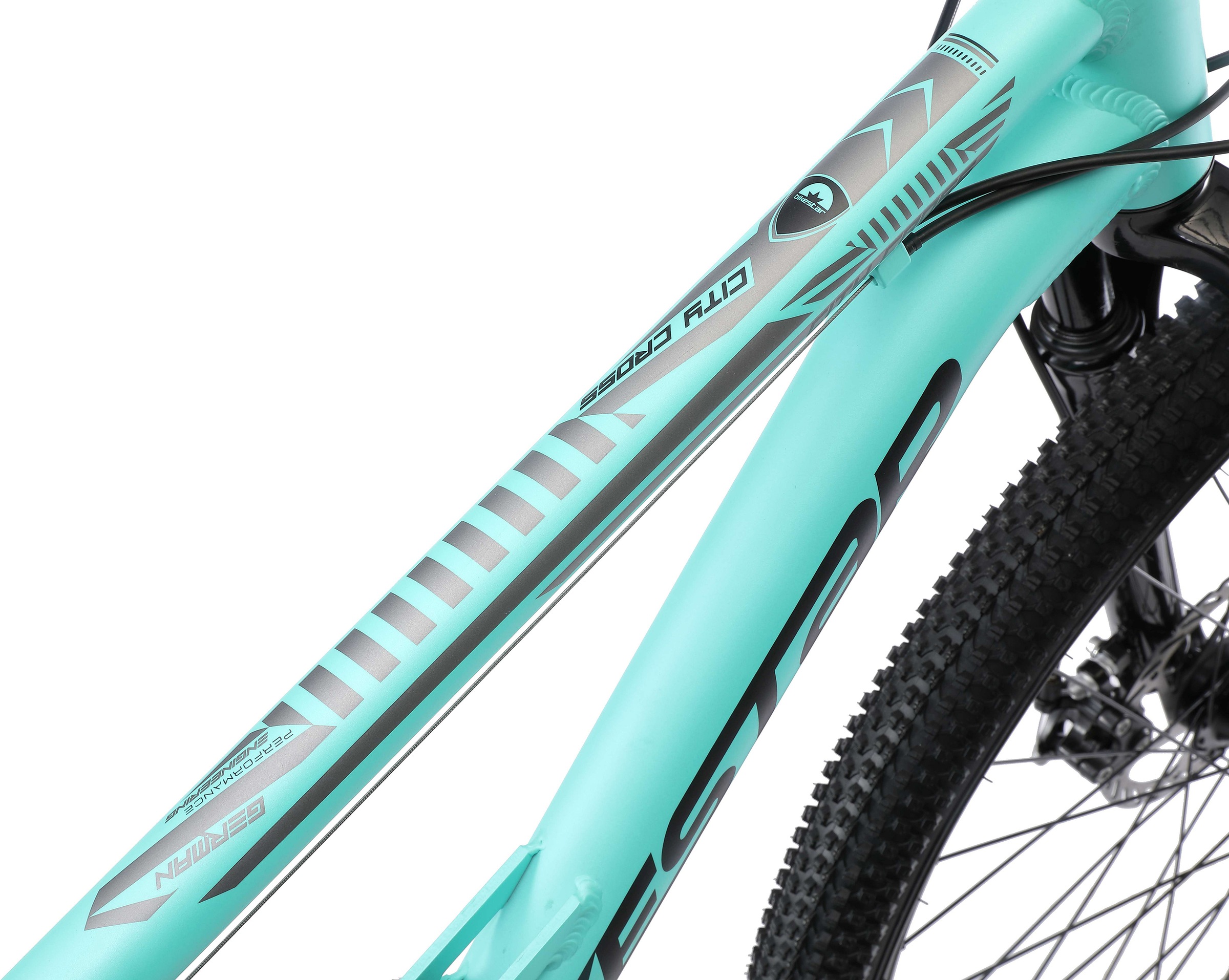 Bikestar Mountainbike, 21 Gang, Shimano, RD-TY300 Schaltwerk, Kettenschaltung, für Damen und Herren, Kettenschaltung