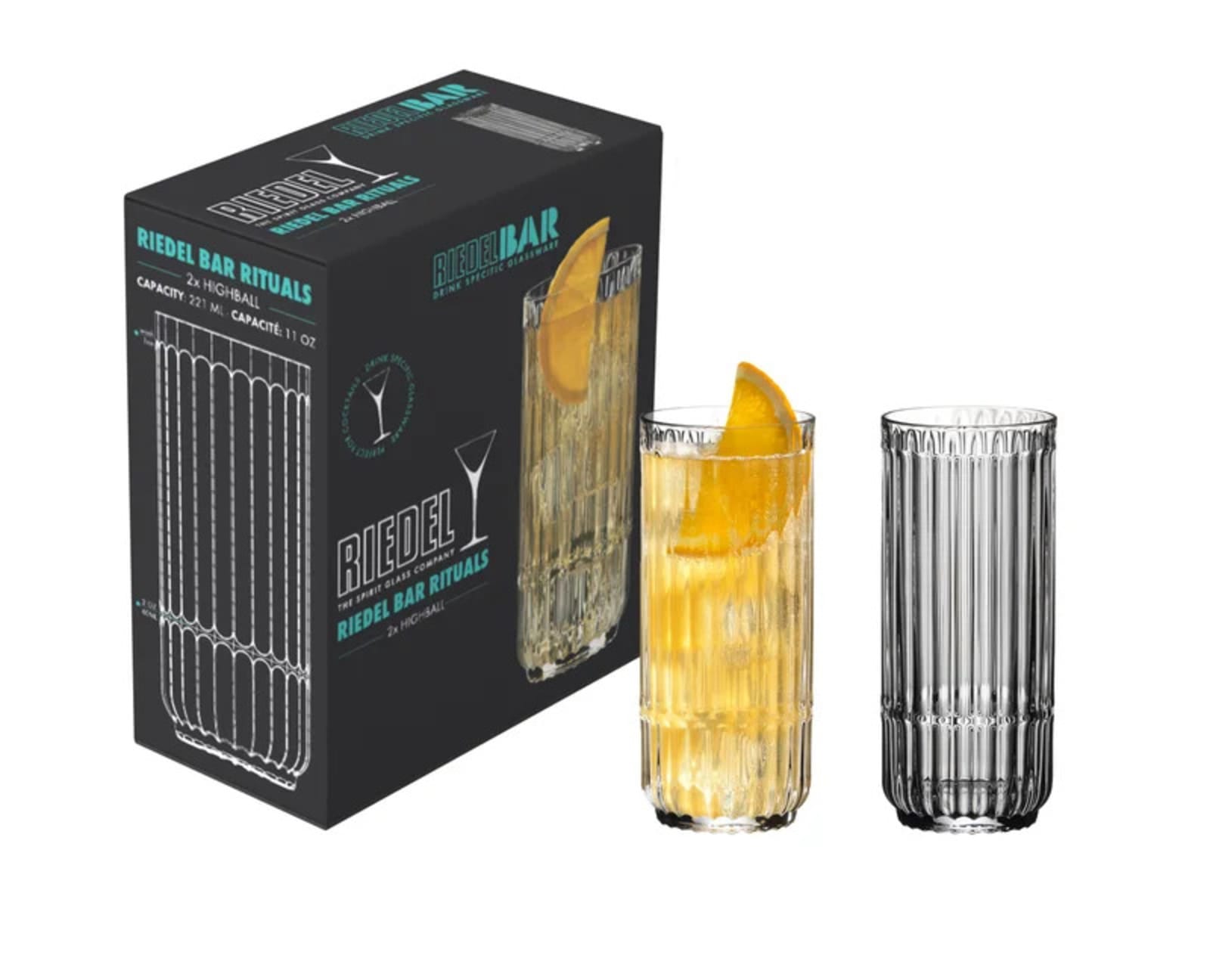 RIEDEL THE WINE GLASS COMPANY Longdrinkglas »Highball Gläser Bar Rituals 310 ml 2er Set transparent« Spülmaschinenfest