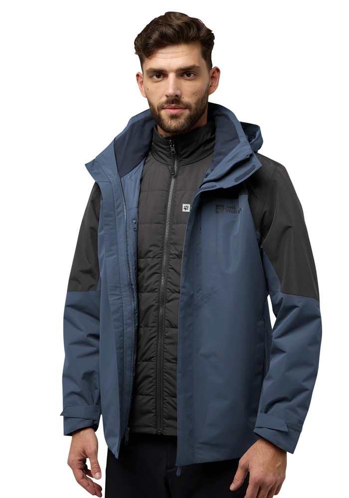 Jack Wolfskin 3-in-1-Funktionsjacke "ROMBERG 3IN1 JKT M", mit Kapuze günstig online kaufen