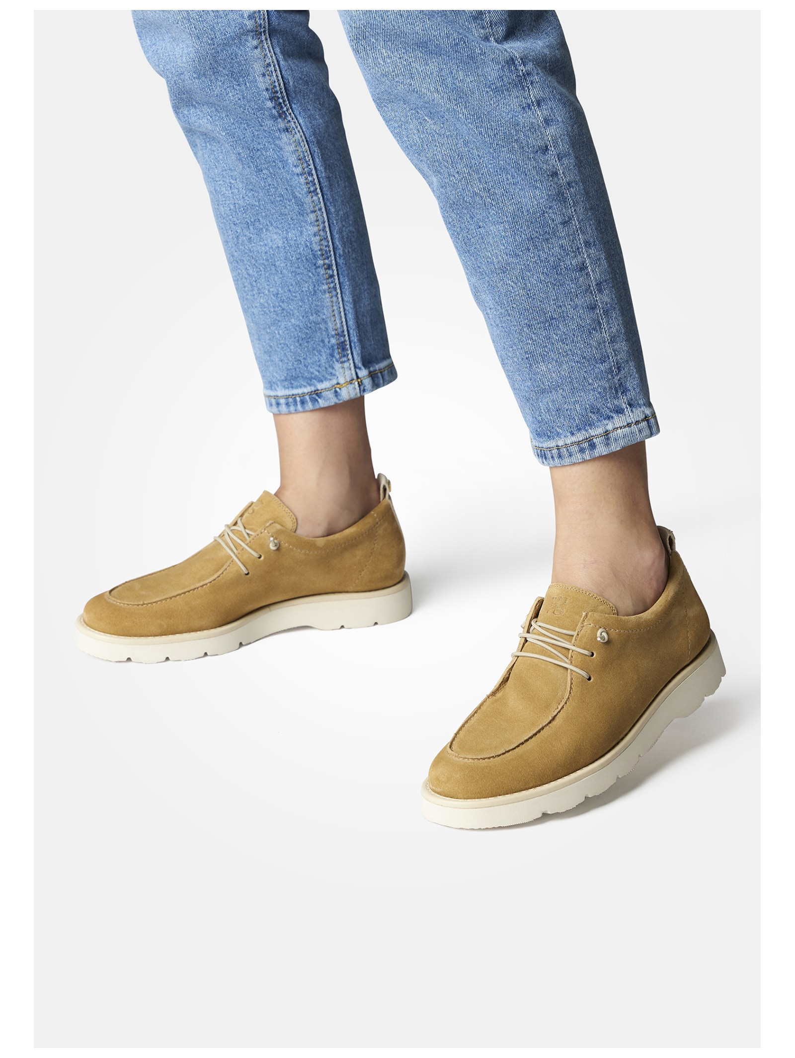 Paul Green Schnürschuh »Paul Green Halbschuhe Veloursleder«