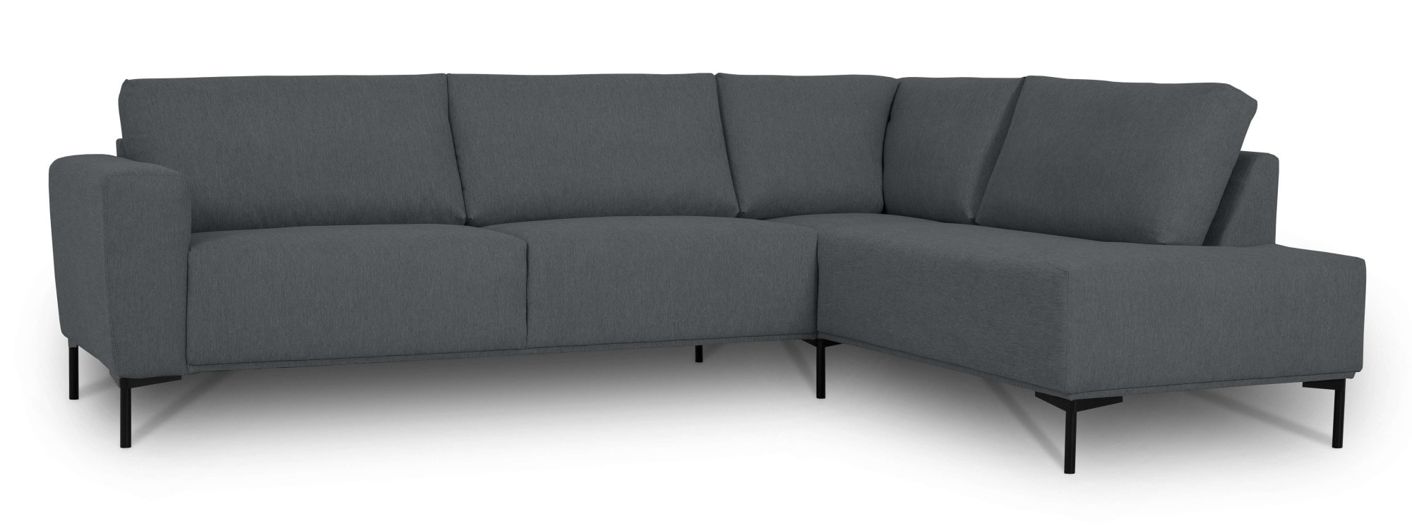 andas Ecksofa »Melby«, (2 St.), Breite 275 cm, in einem weichen Struktur Stoff, lose Rückenkissen