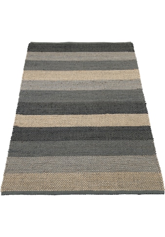 Home affaire Teppich »Hanf Stripe«, rechteckig, 5 mm Höhe, Wohnzimmer kaufen
