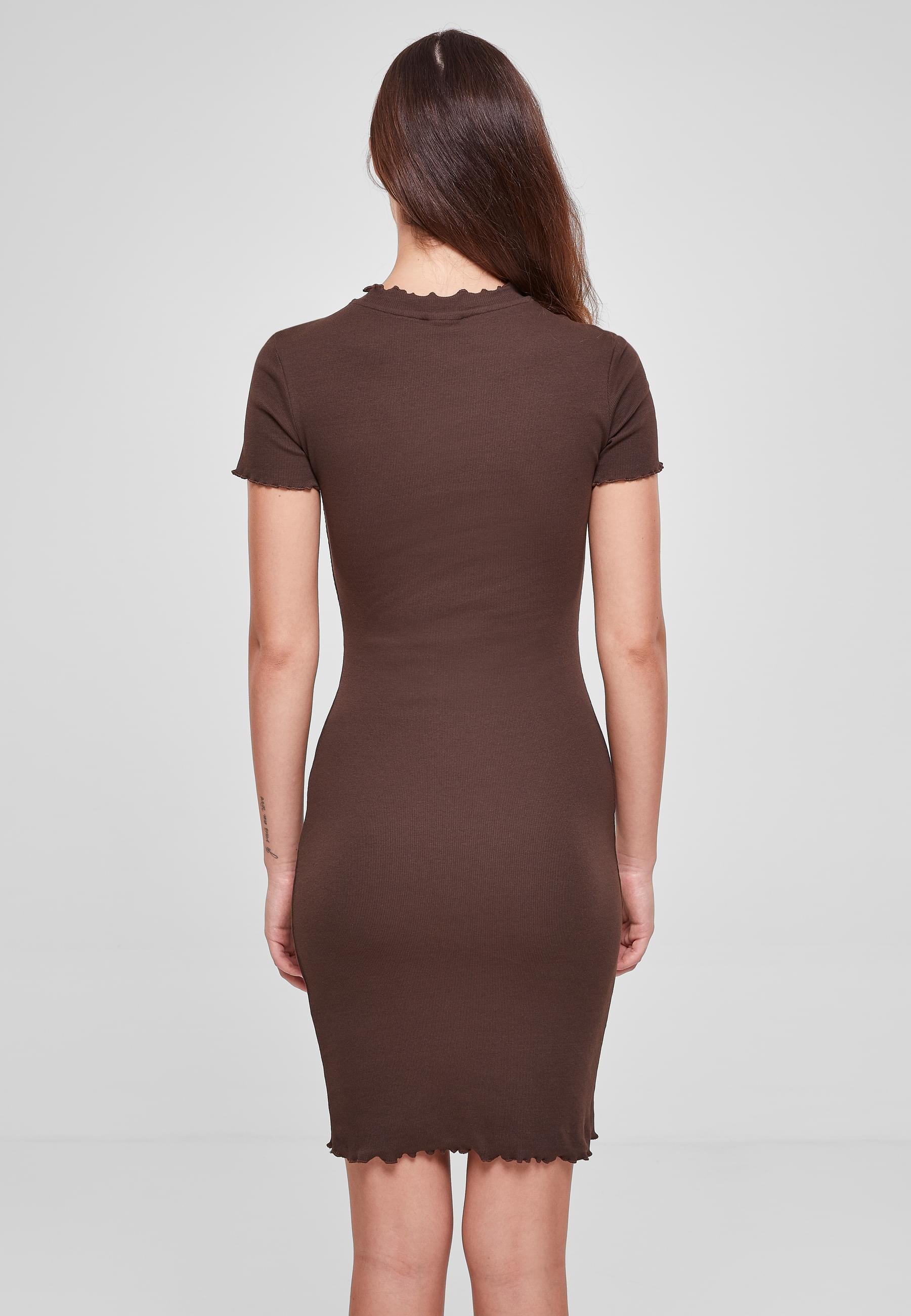 URBAN CLASSICS Shirtkleid »Urban Classics Damen Ladies Rib Tee Dress«, (1 tlg.)