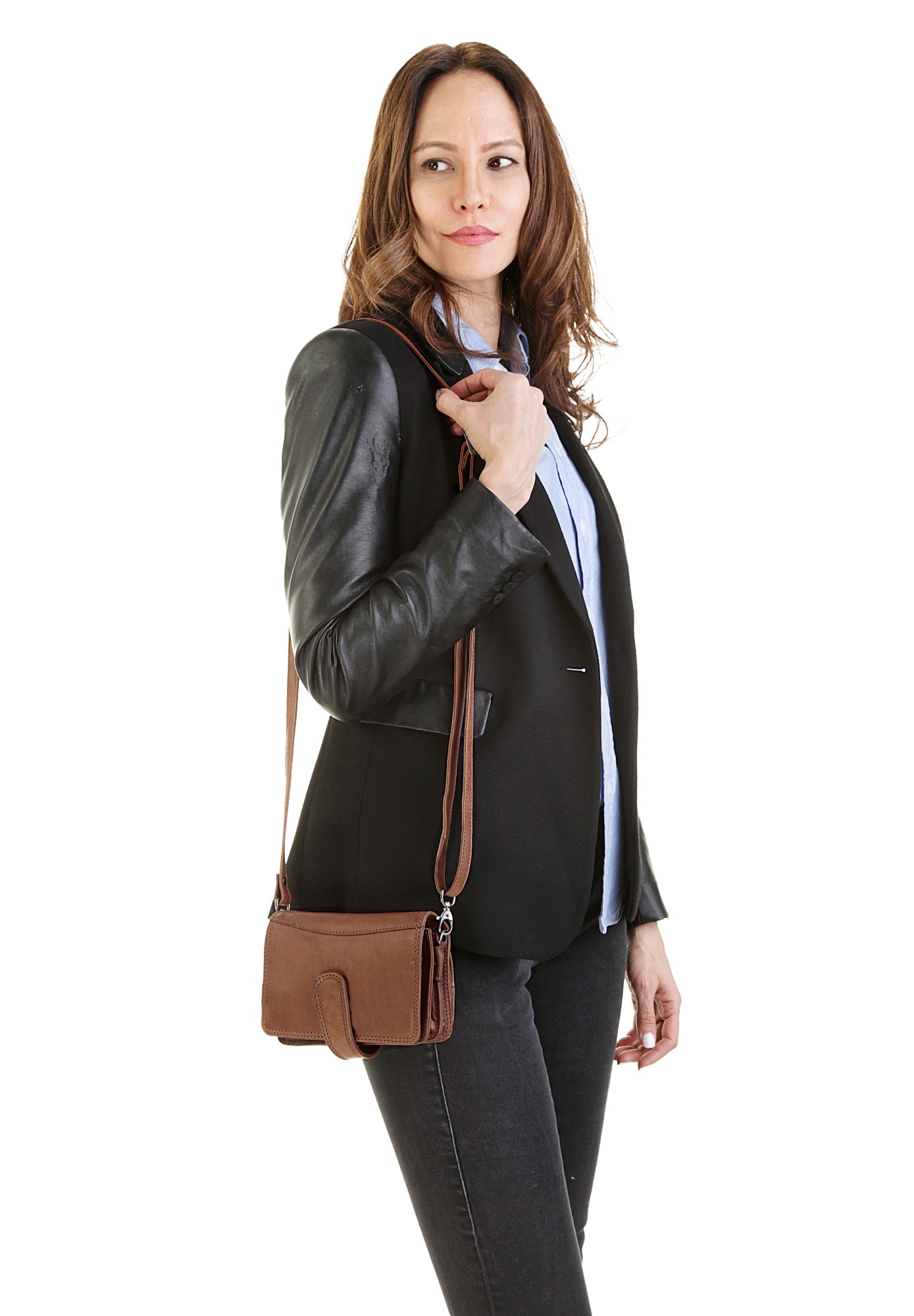 Cluty Umhängetasche echt Leder günstig online kaufen