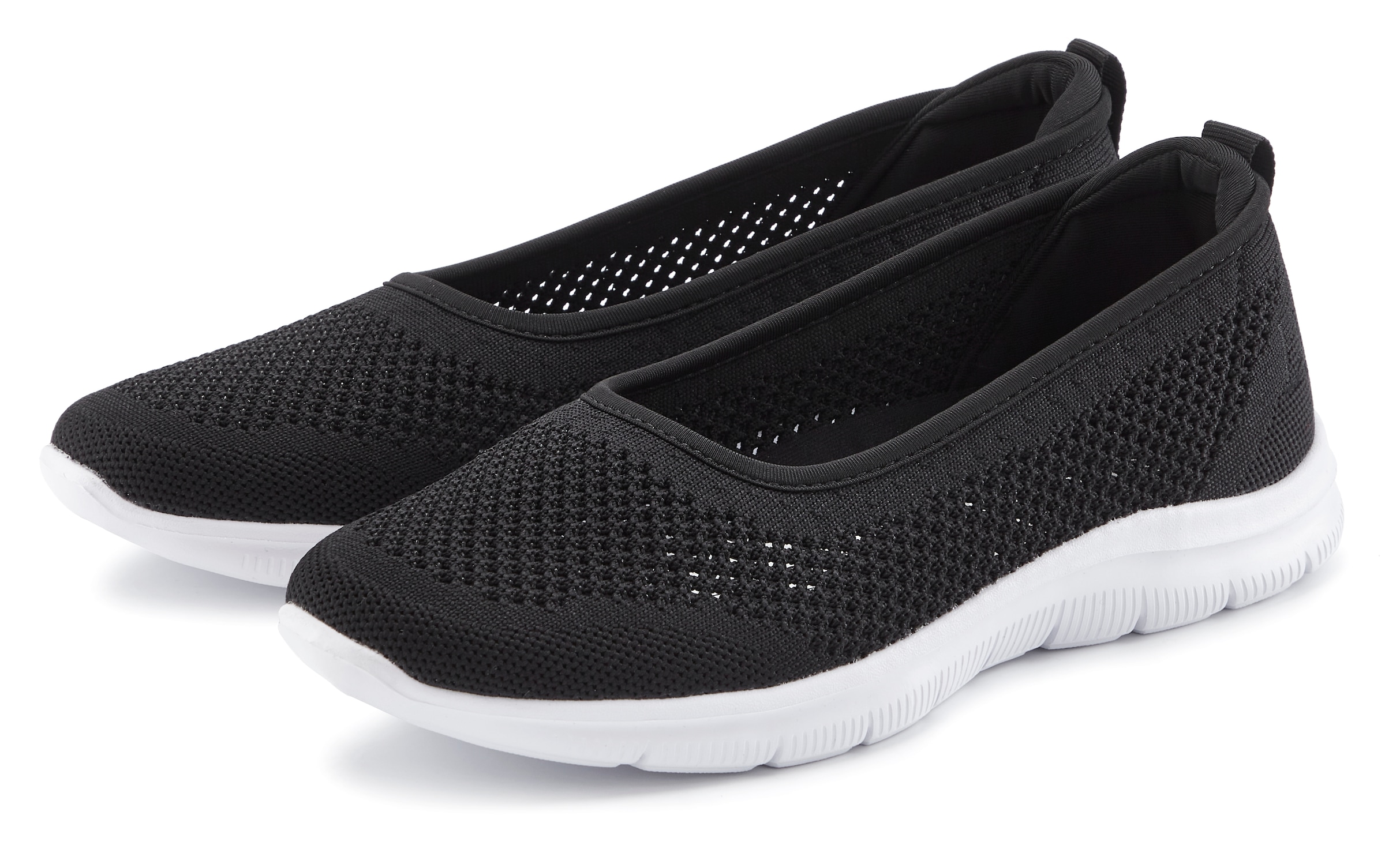 LASCANA Sneaker Ballerinas "Halbschuh," Ultraleichter Slipper, ohne Verschl günstig online kaufen