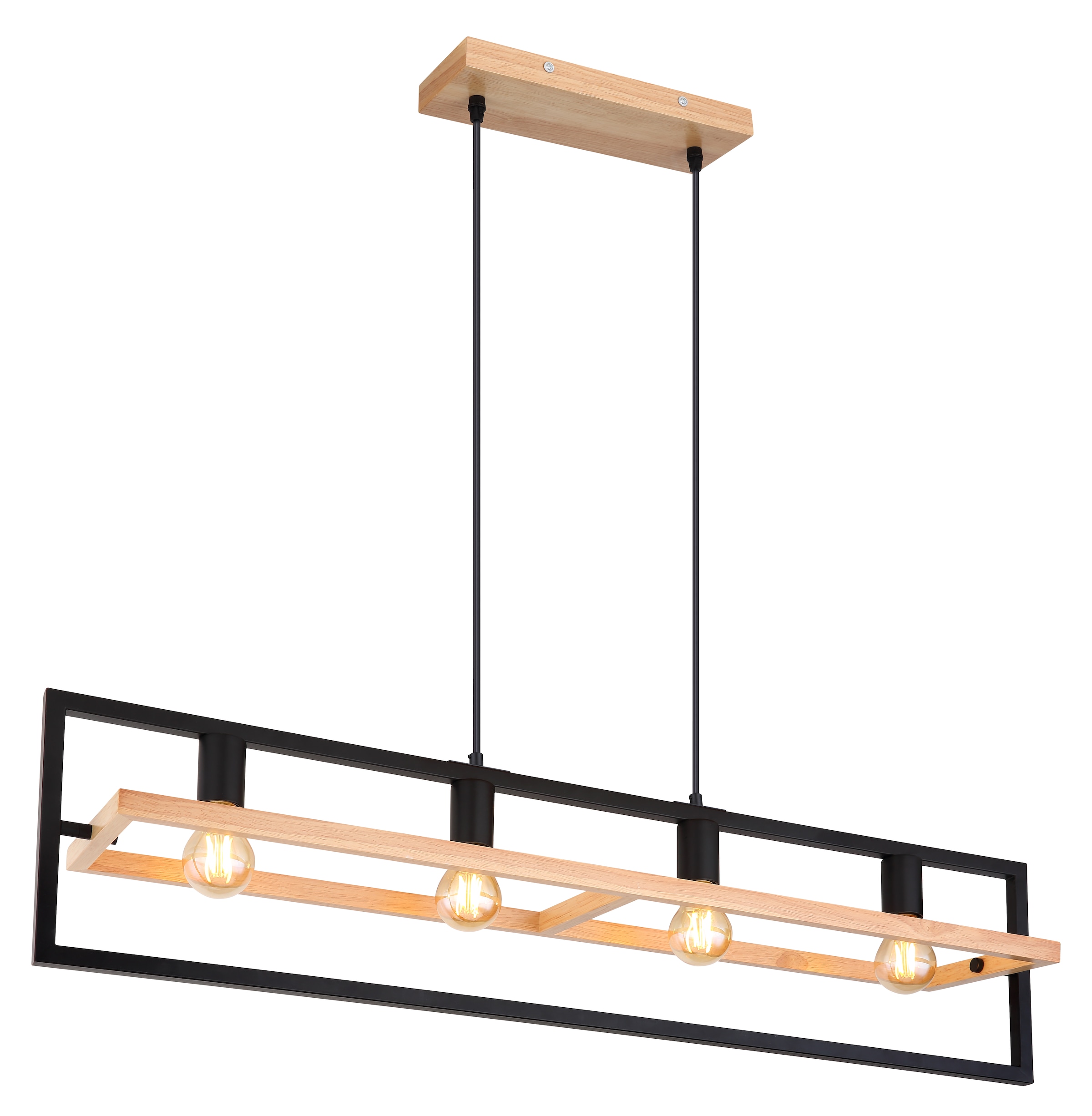 GLOBO LIGHTING Hängeleuchte »ERICA«, Leuchtmittel E27 | ohne Leuchtmittel, Hängelampe/Pendelleuchte/Esszimmer/Wohnzimmer/Esstisch