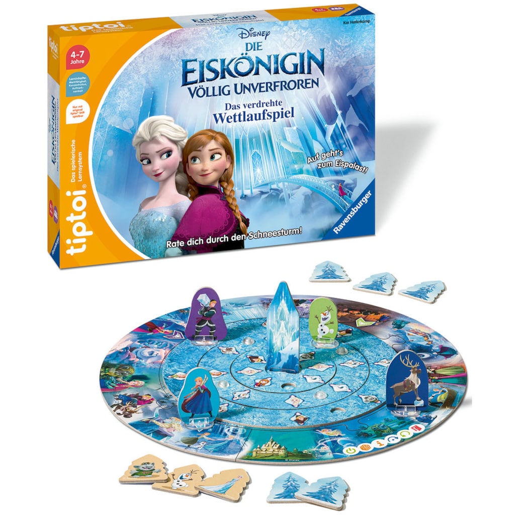 Ravensburger Spiel »tiptoi® Völlig unverfroren - Das verdrehte Wettlaufspiel«, Disney Die Eiskönigin, FSC® - schützt Wald - weltweit