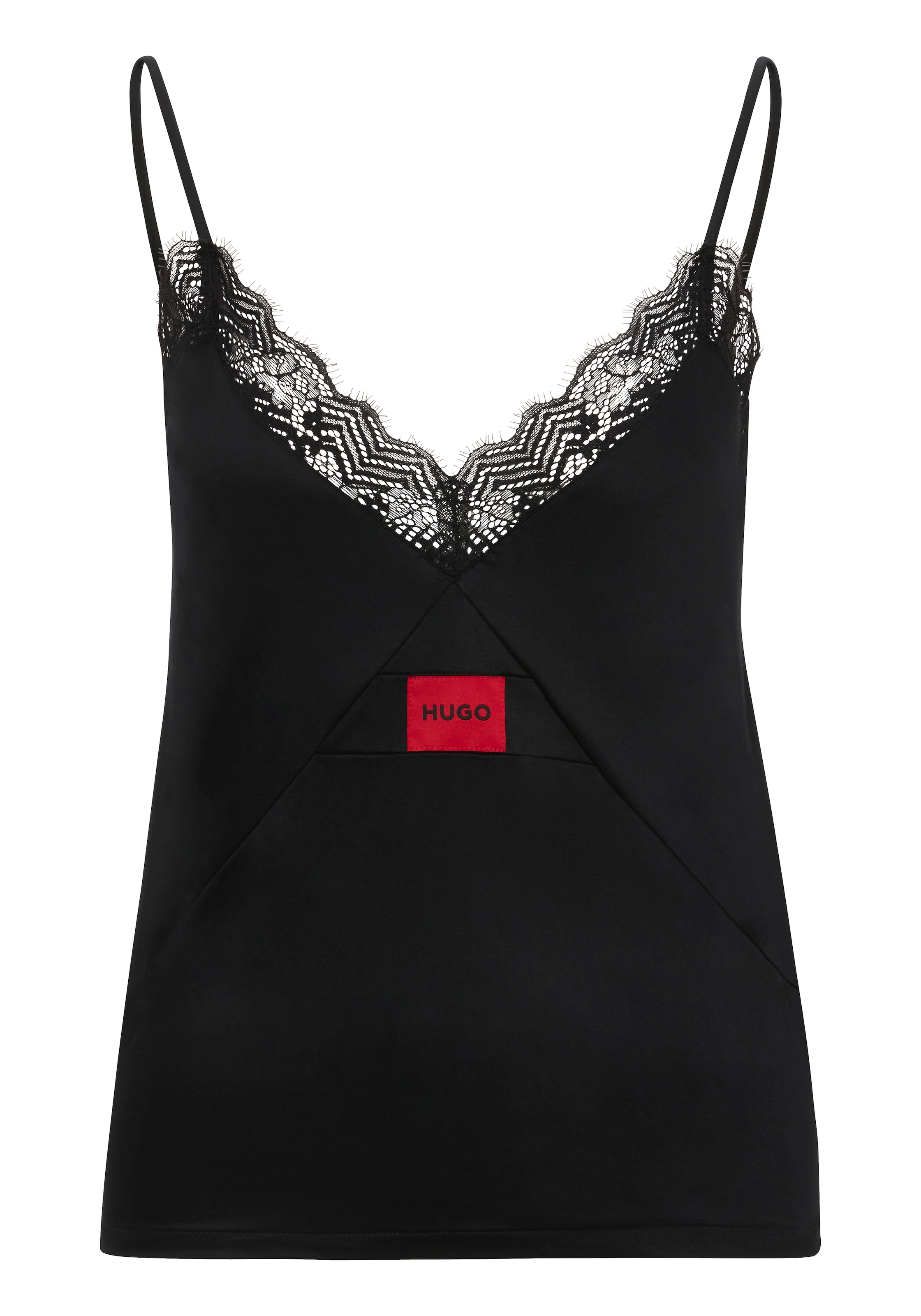 HUGO Underwear Spitzentop »RED LABEL LACE_CAMI« su V-...