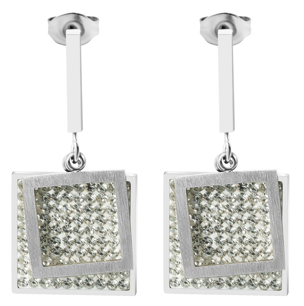 Adelia´s Paar Ohrhänger »Damen Ohrstecker aus Edelstahl«