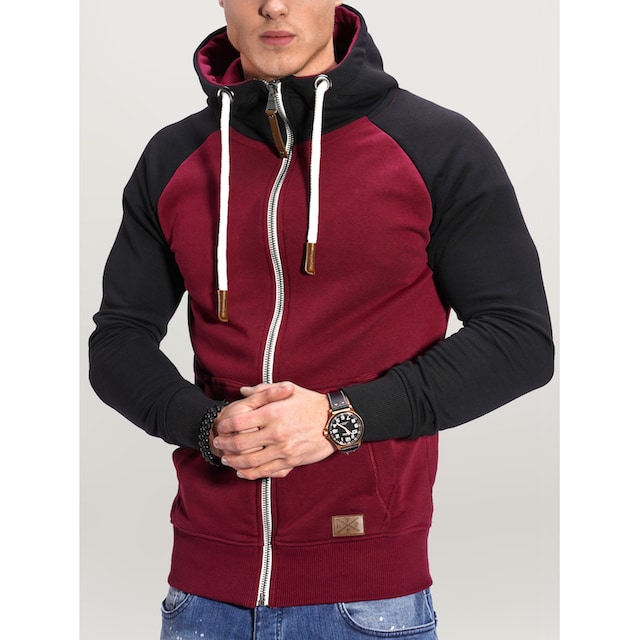 behype Sweatjacke »RAGLAN«, mit Raglan-Ärmeln ▷ bestellen | BAUR