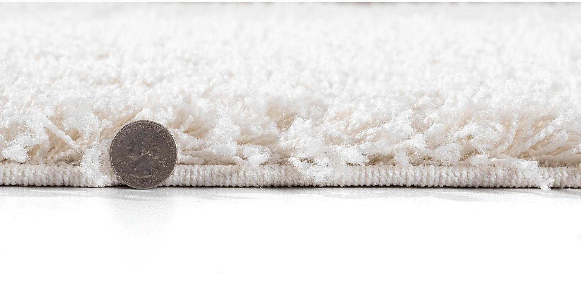 Sanat Hochflor-Läufer »LOCA«, rechteckig, 30 mm Höhe, Wohnzimmer, Langflor, Shaggy, Schlafzimmer