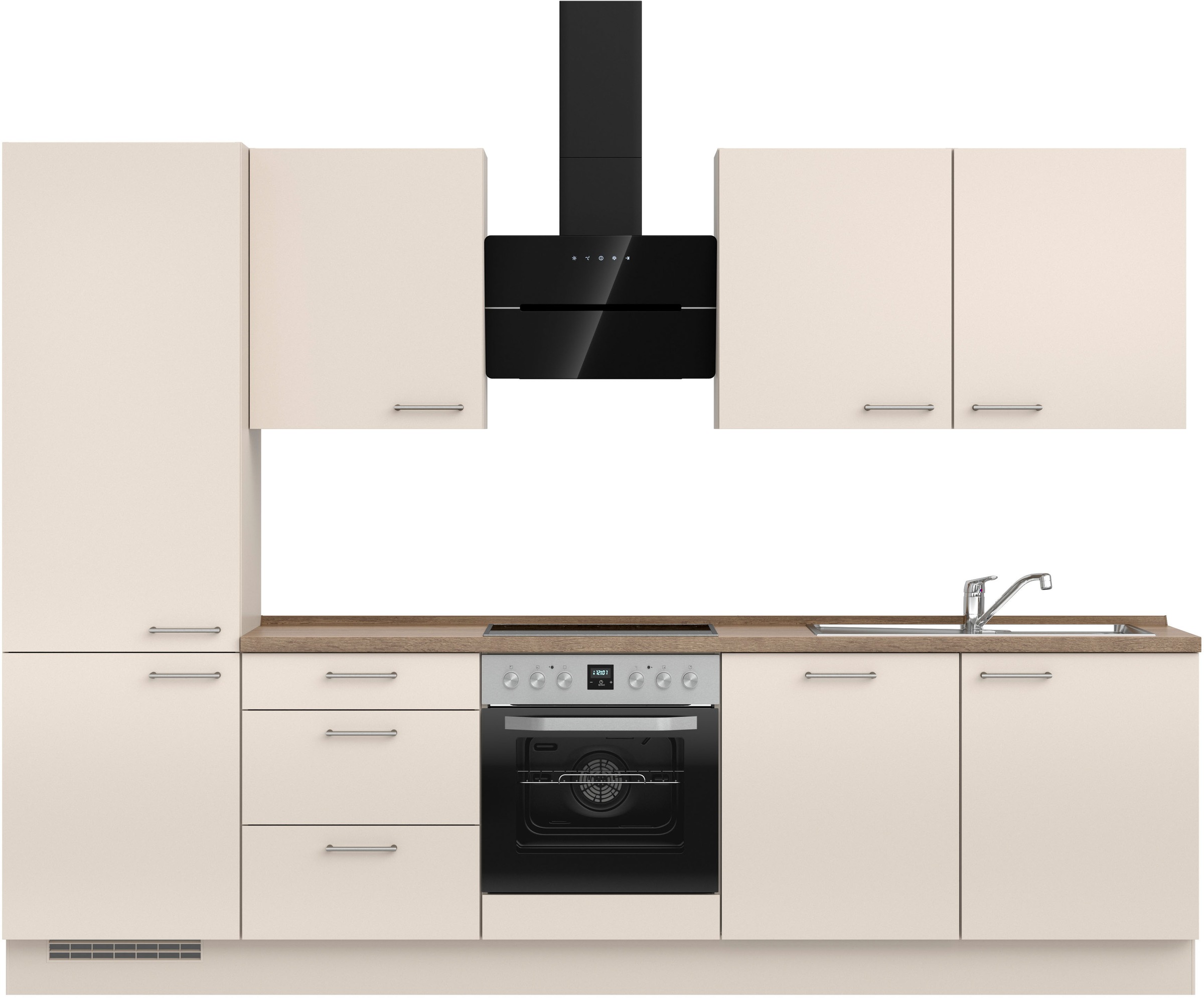 nobilia Küchenzeile ""Laser II", Ausrichtung wählbar, Breite 300 cm" vormon günstig online kaufen