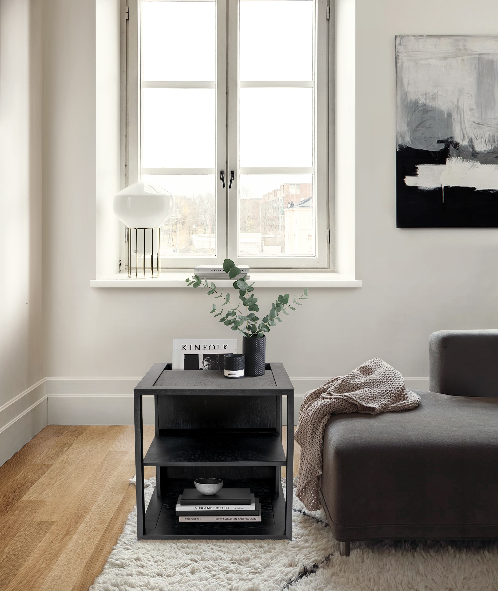 Woodman Couchtisch "Cube" Holzfurnier aus Eiche, FSC-zertifiziert günstig online kaufen
