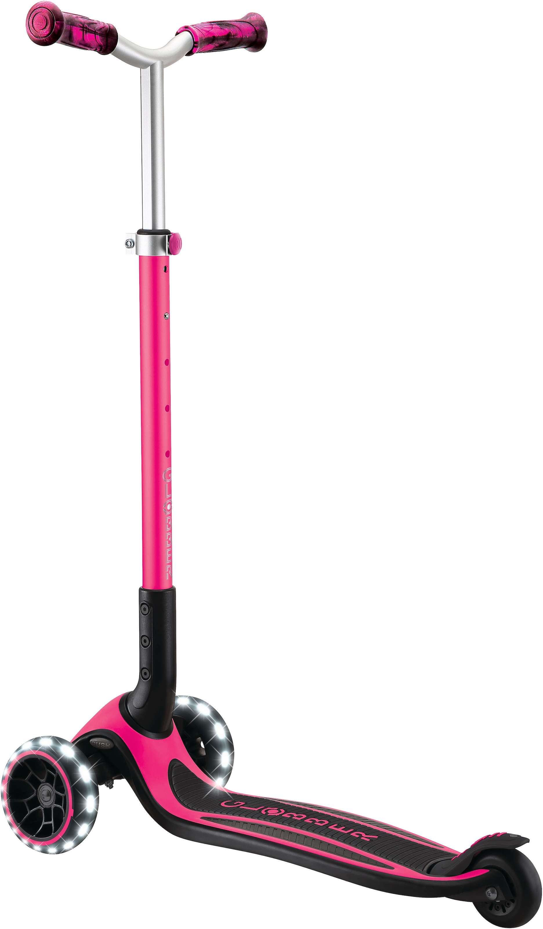 Globber Tretroller »ACE LIGHTS, mit Leuchtrollen«