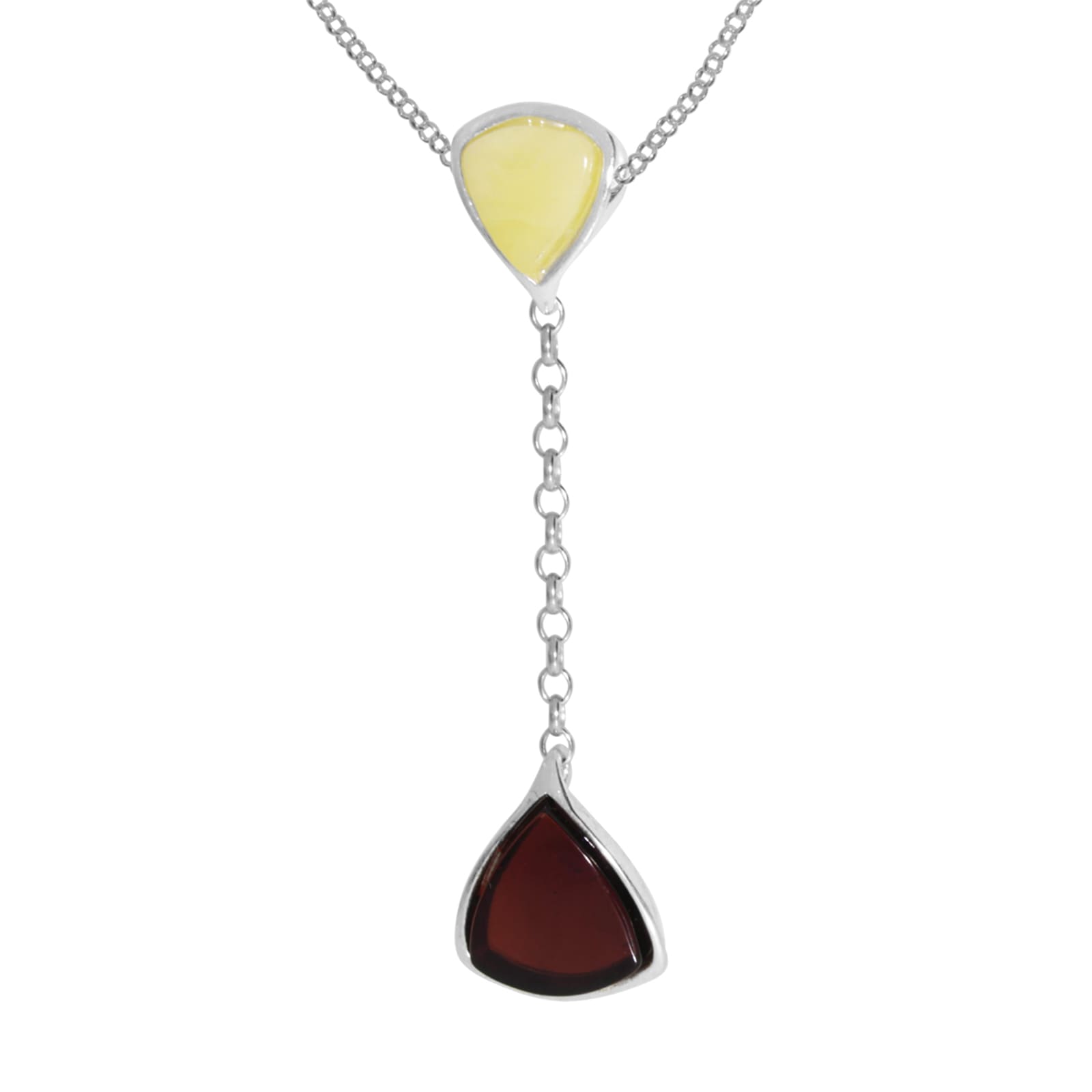 Kette mit Anhänger OSTSEE-SCHMUCK "Ostsee-Schmuck Kette mit Anhänger Marissa" Gr. 60, silber, Halsketten, Damen, 60cm, Silber 925 (Sterlingsilber), L: 42 4