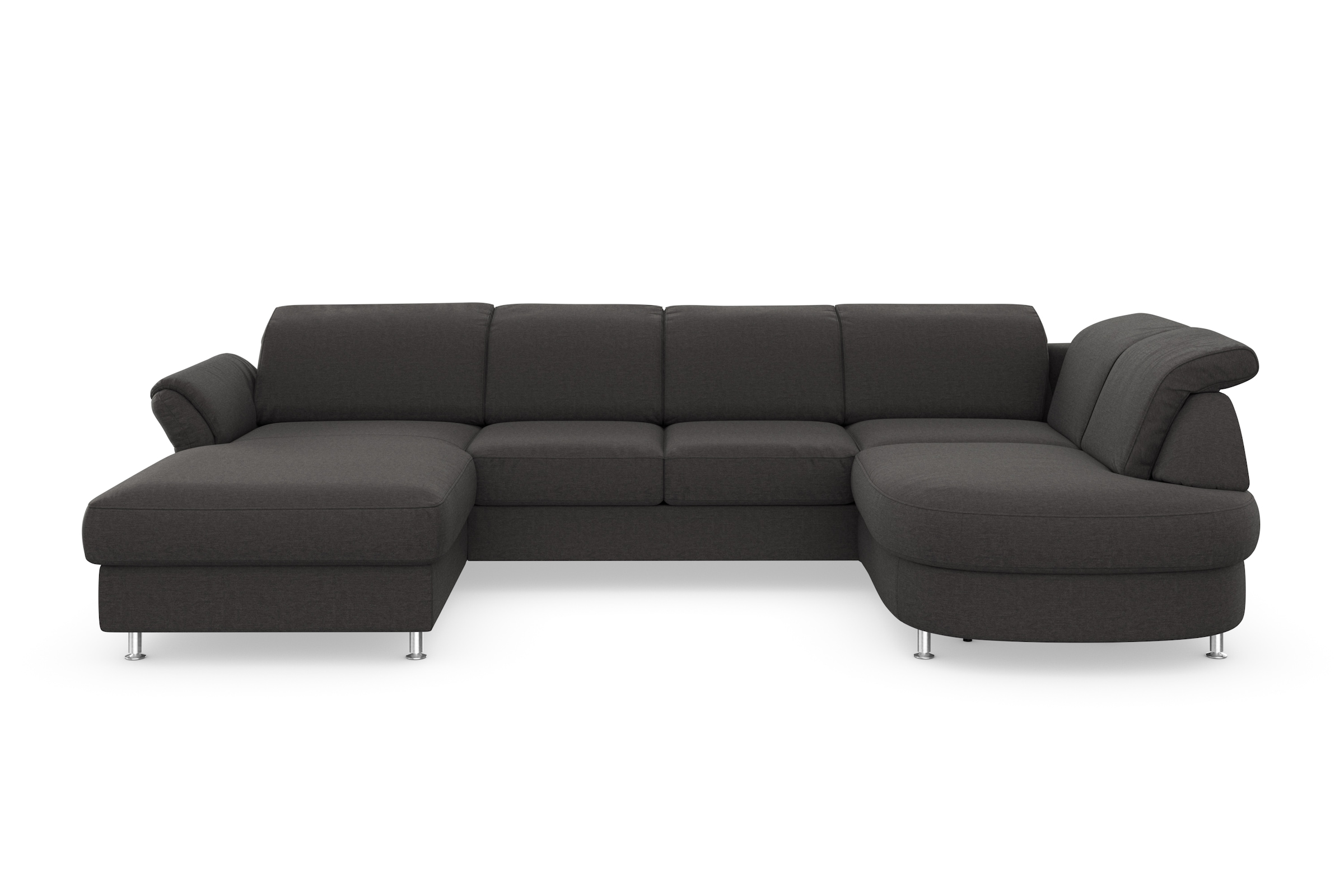 sit&more Wohnlandschaft »Apulia U-Form«, wahlweise Bettfunktion, Bettkasten und Kopf- und Armteilverstellung